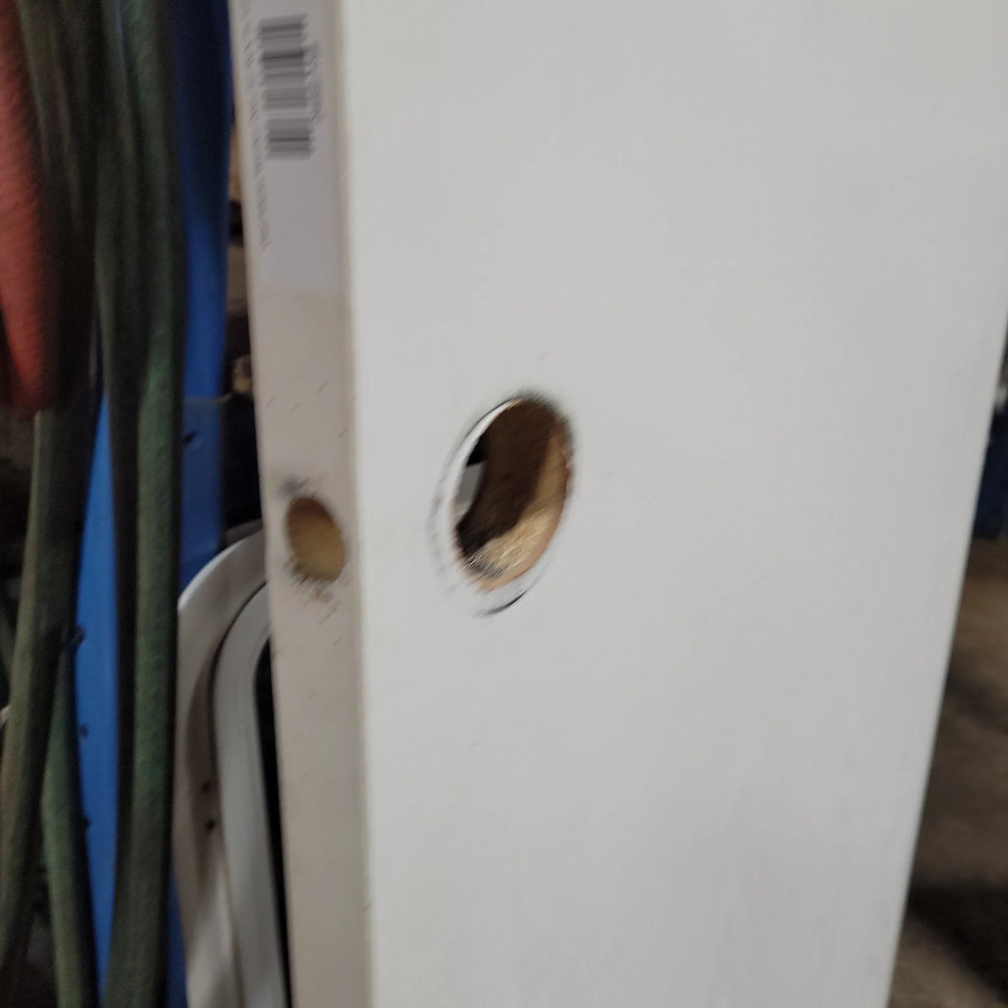 Used Interior Wooden Door 22" W X 74 1/2" H X 1 3/4" D - Image 2