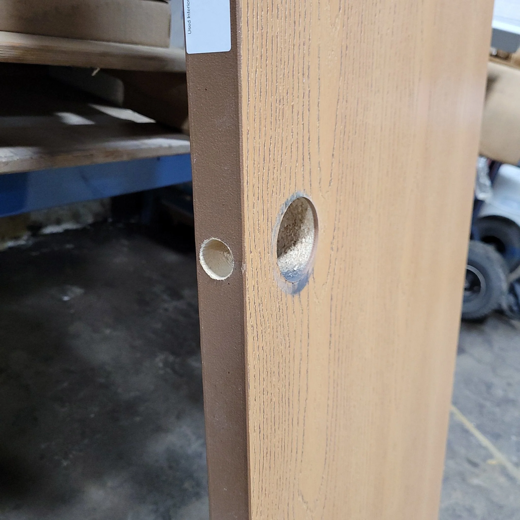 Used Interior Wooden Door 22" W X 74 1/2" H X 1 3/4" D - Image 3