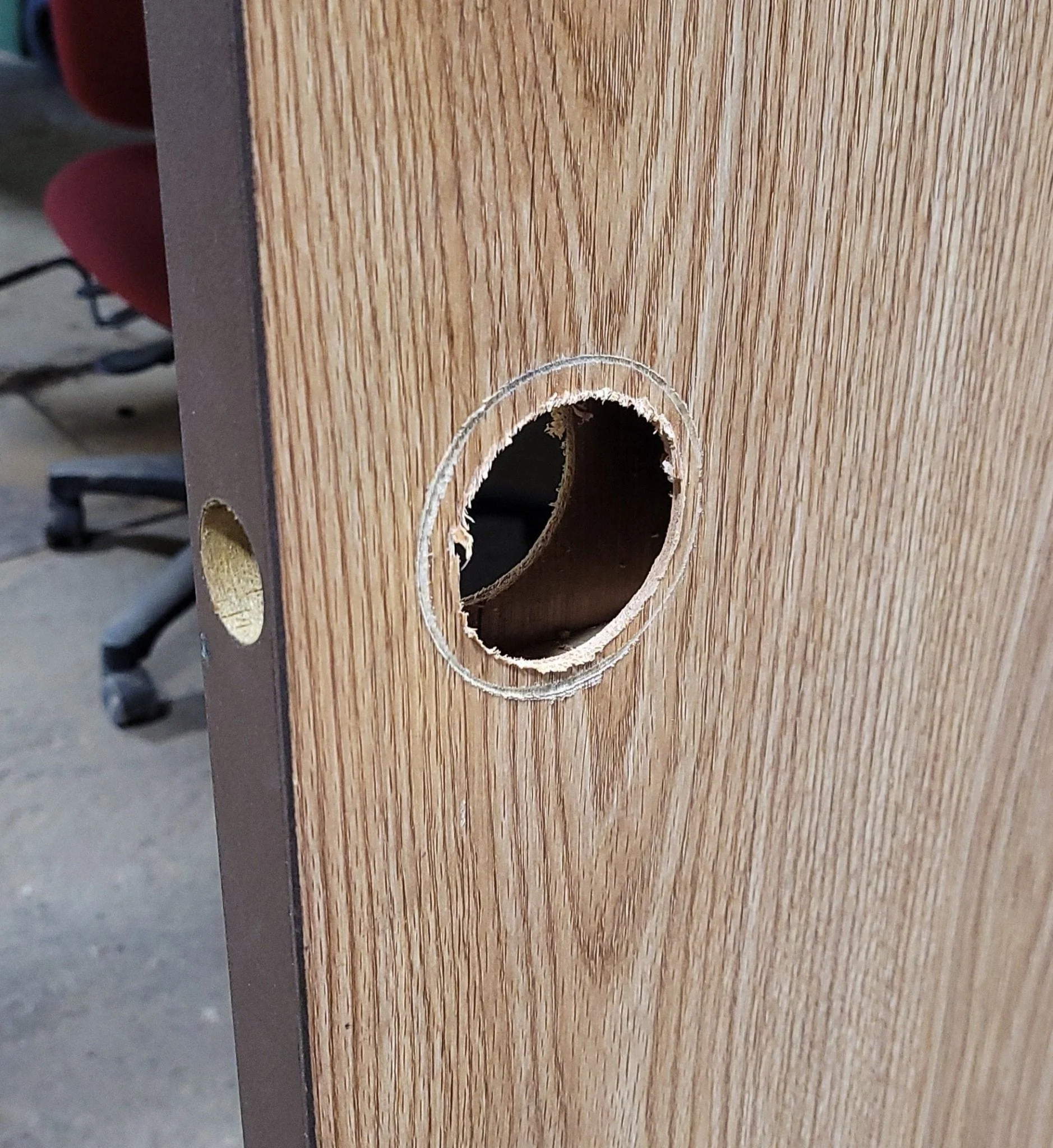 Used Interior Wooden Door 23" W X 74" H X 1 1/2" D - Image 2