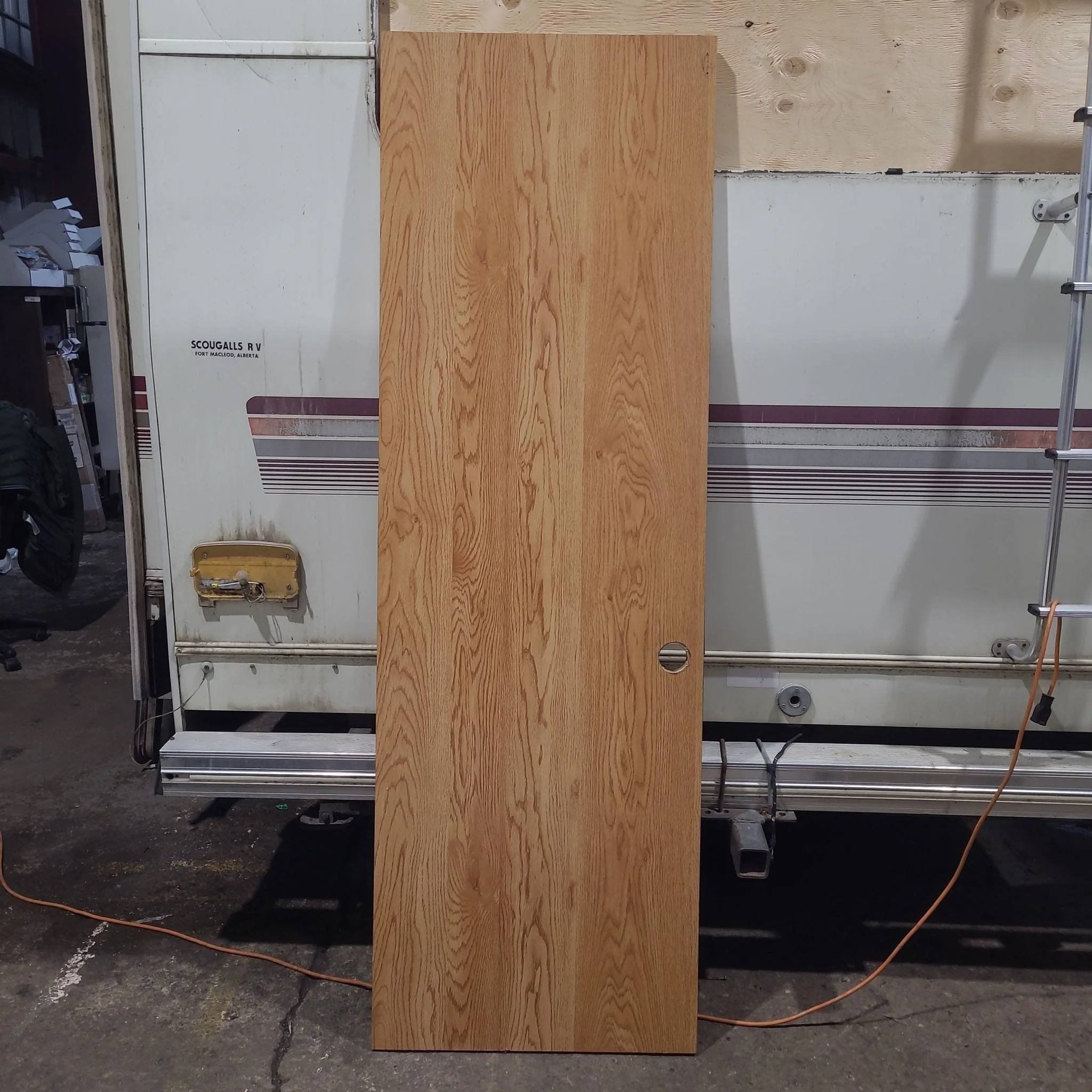 Used Interior Wooden Door 25 3/8" W x 78" H x 1 1/4" D