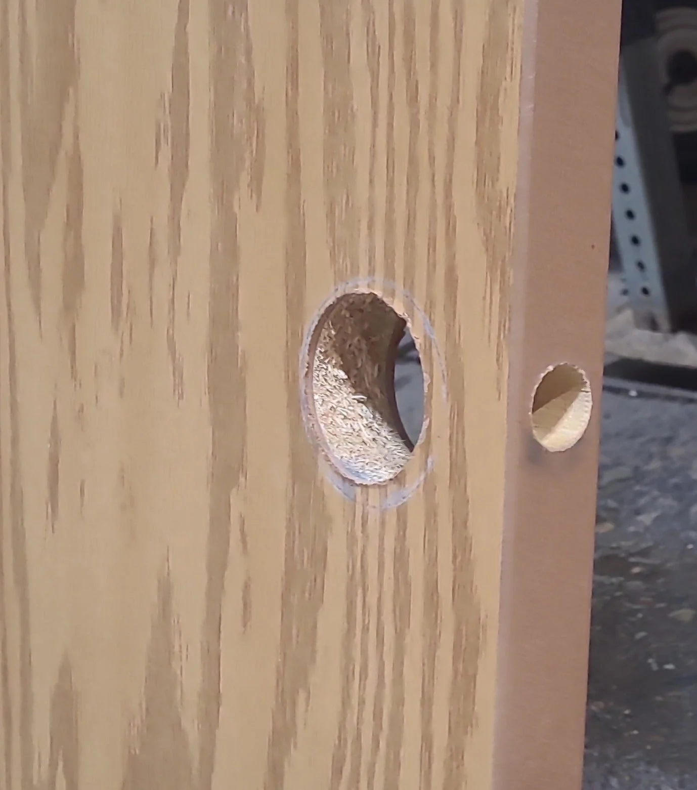 Used Interior Wooden Door 27 7/8" W X 50 1/2" H X 1 3/8" D - Image 4