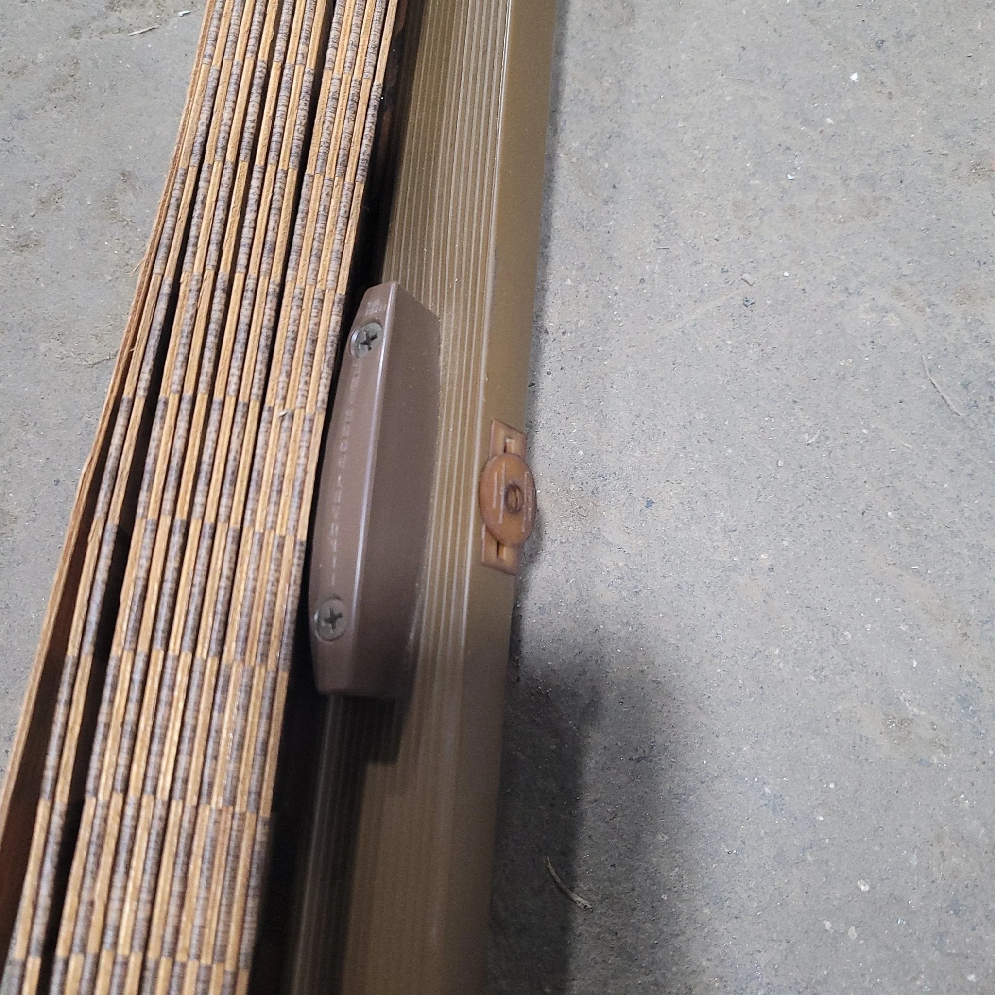 Used Interior Wooden Folding Door 23" W X 74" H X 3/4" D - Image 4