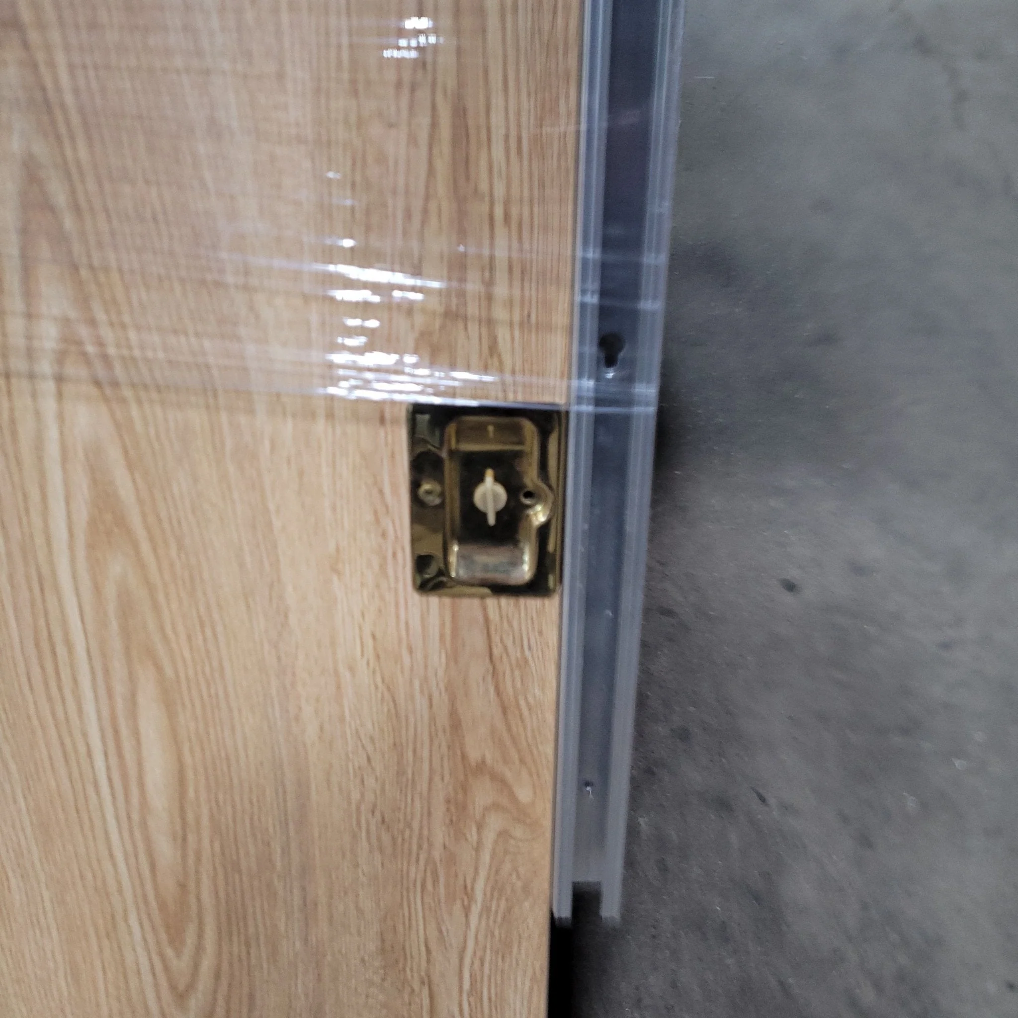 Used Interior Wooden Pocket Door 24 1/2" W X 72" H X 1 3/8" D - Image 3