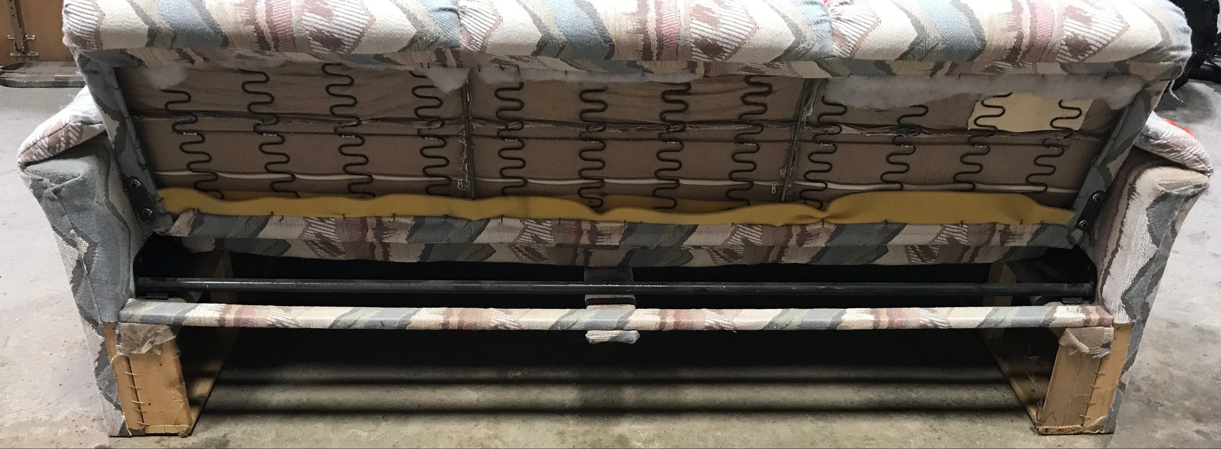 Used Jackknife RV Sofa, With Base - 77” x 42” - Image 7