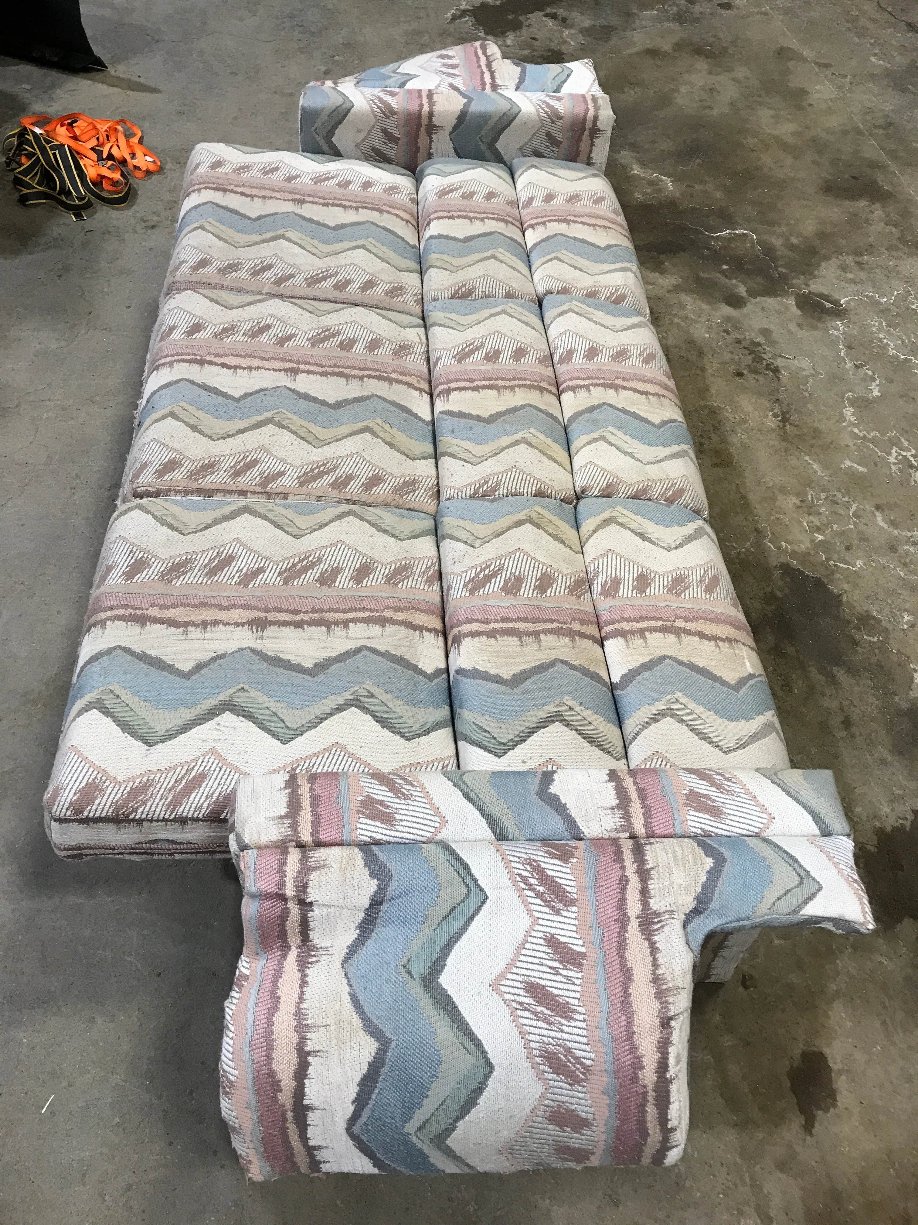 Used Jackknife RV Sofa, With Base - 77” x 42” - Image 8