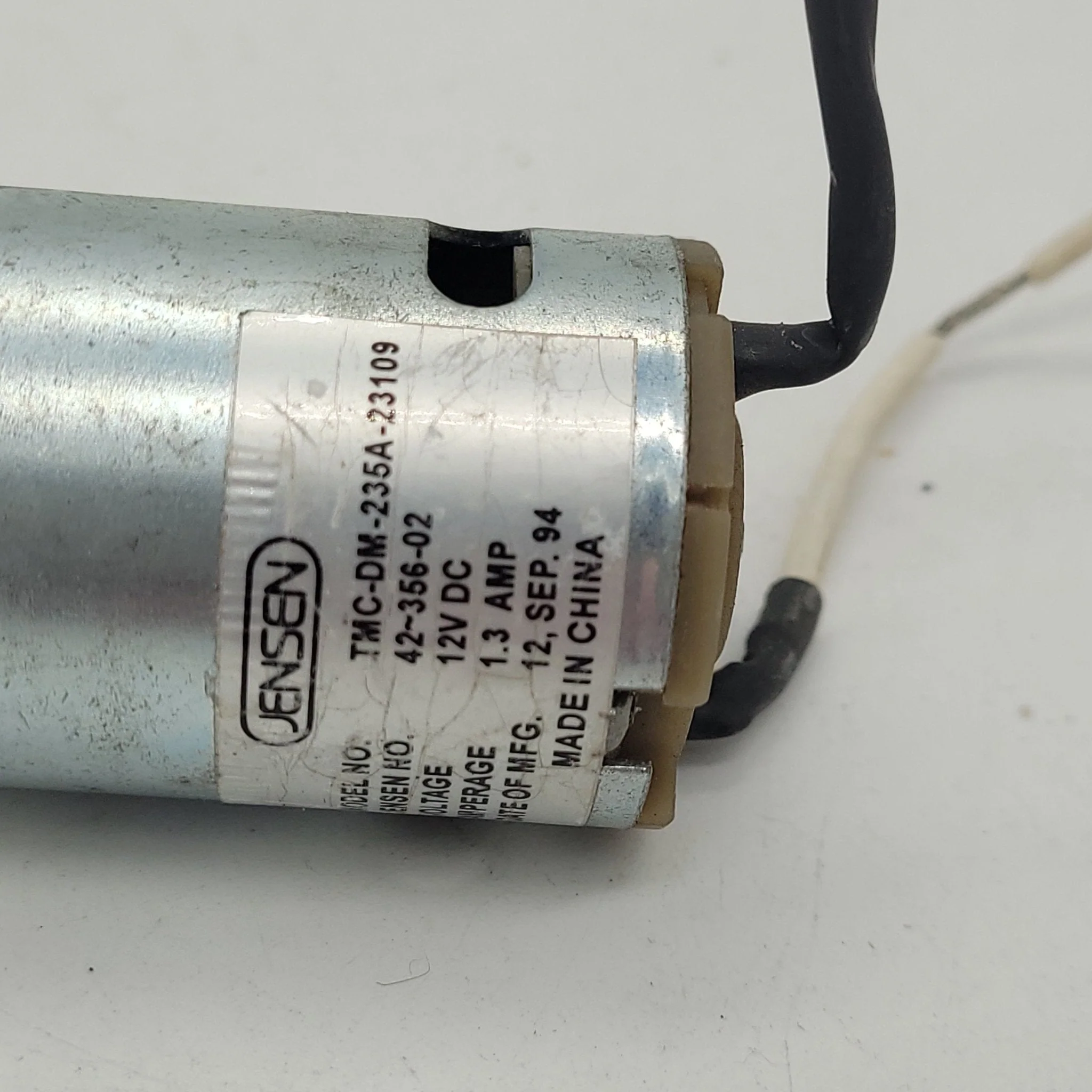 Used Jensen 12V Vent Motor - TMC-DM-235A-23109 - Image 5
