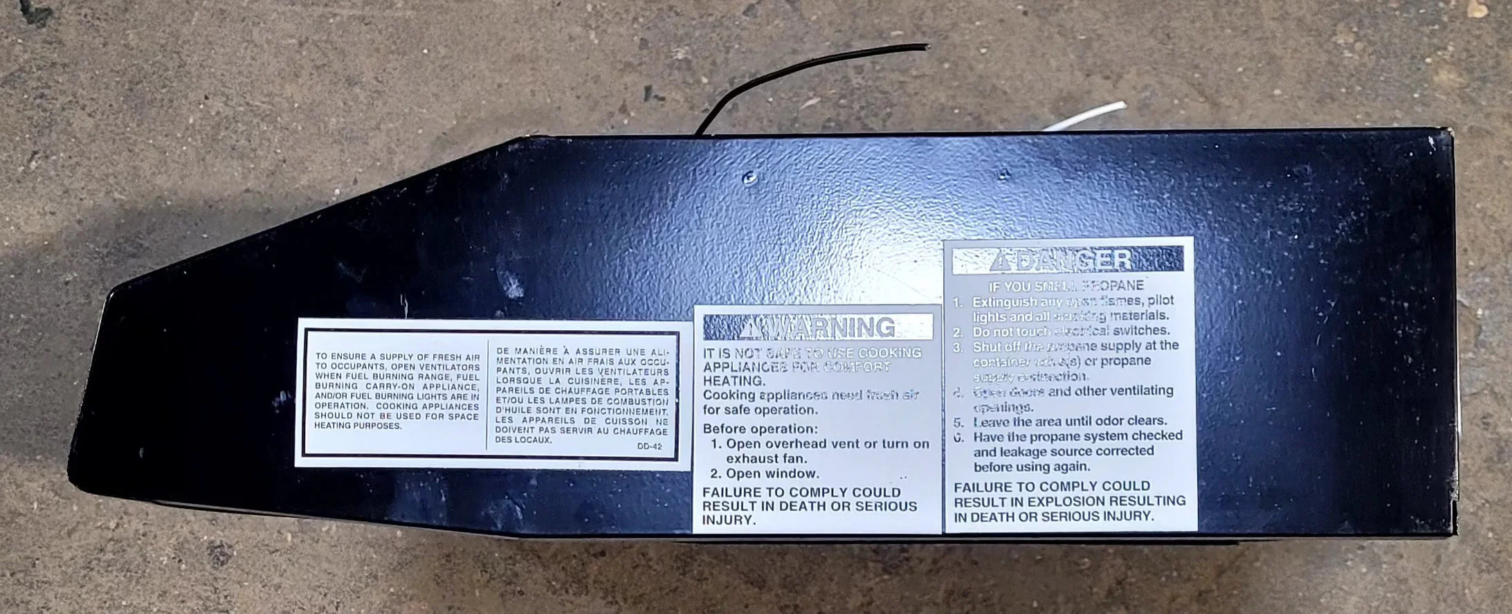 Used Jensen RV Range Hood Fan - R023400-C - Image 6