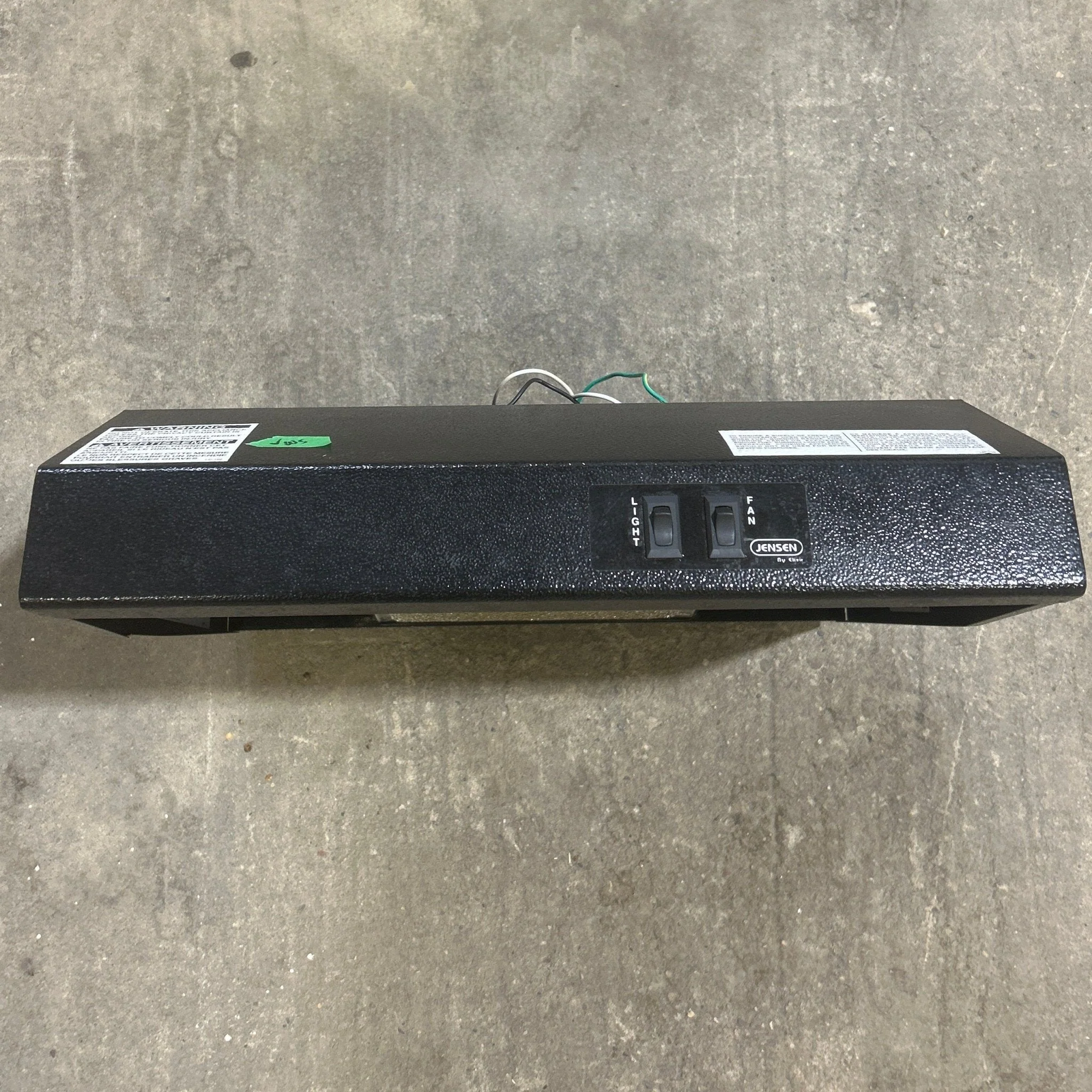 Used Jensen RV Range Hood Fan - R0523T500 - Image 2