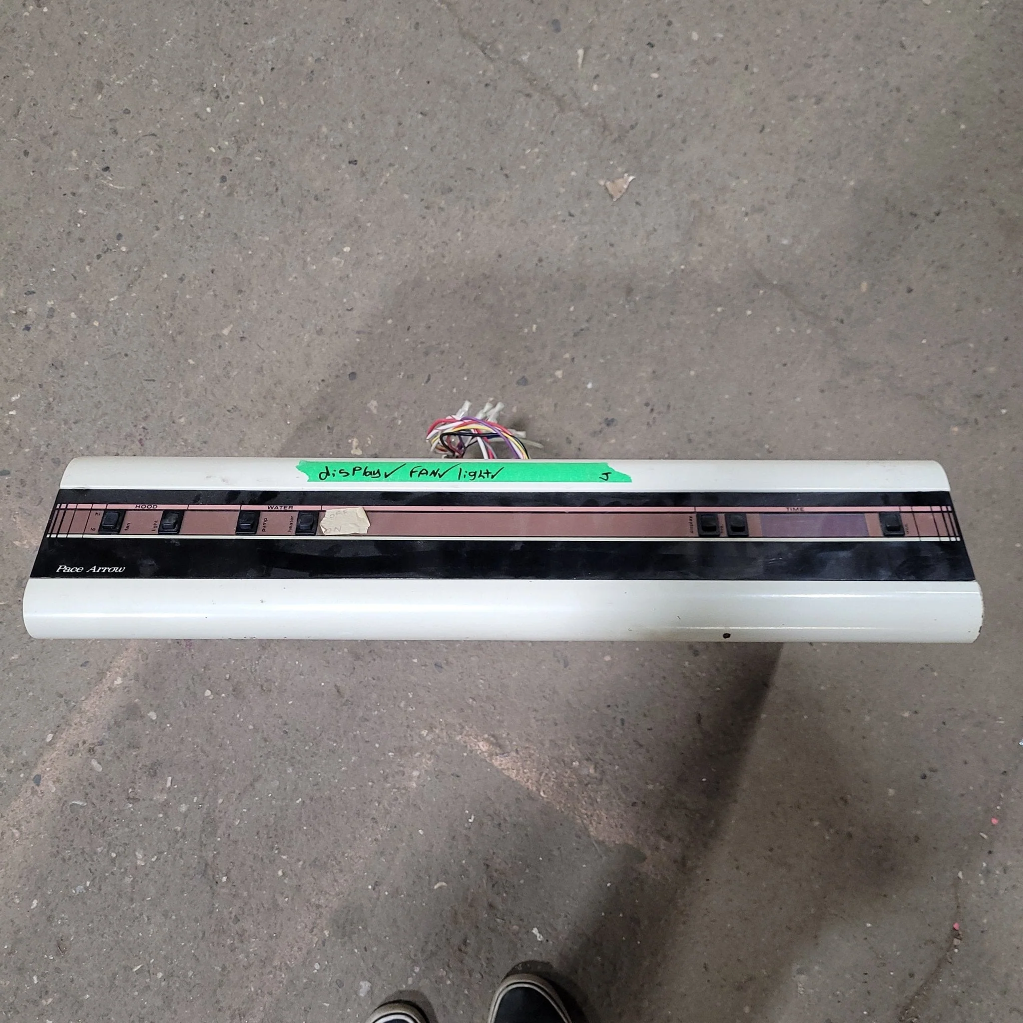 Used Jensen RV Range Hood Fan With Tank Monitor - C21P1