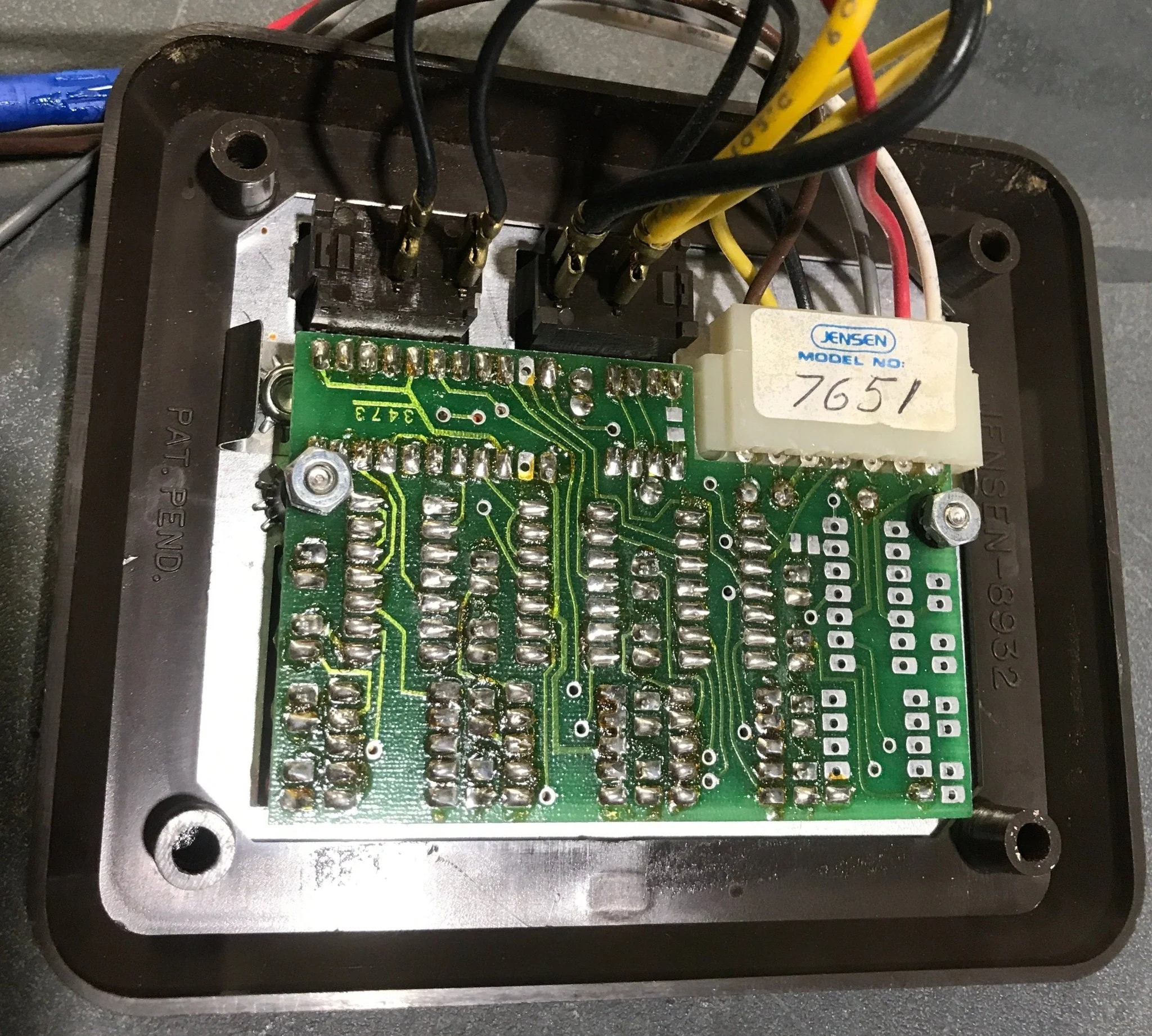 Used Jensen Tank Monitor System Panel - 7651 - Image 2