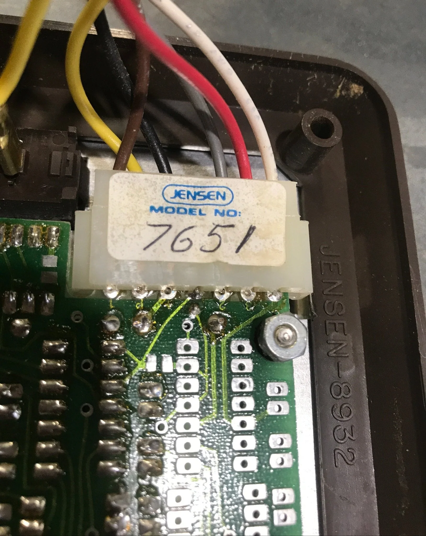 Used Jensen Tank Monitor System Panel - 7651 - Image 3