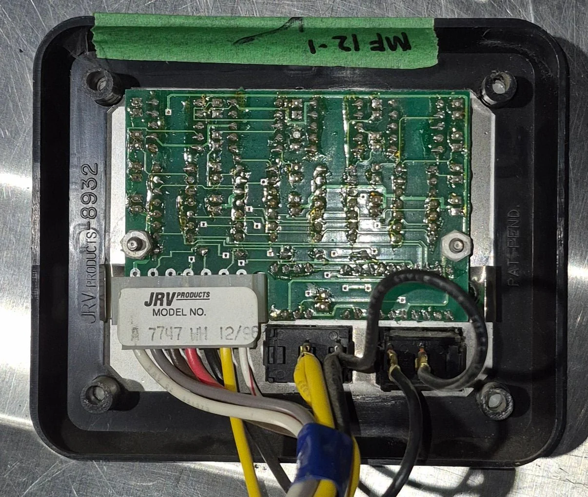Used JRV Tank Monitor System Panel - R7747WH - Image 2