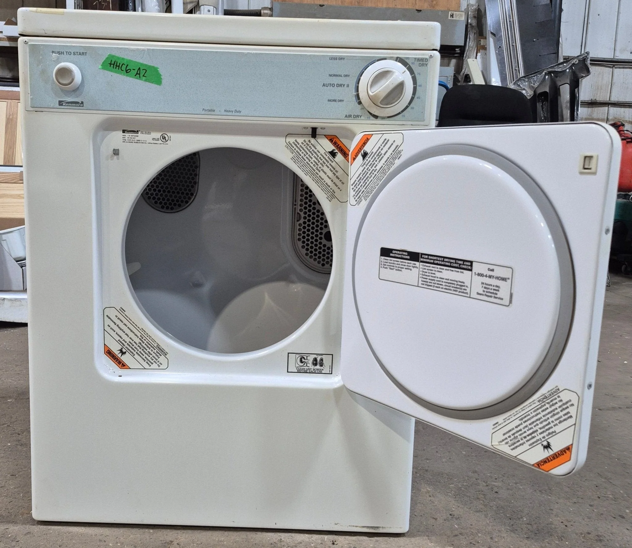 Used Kenmore RV Dryer - 110.89722990 - Image 3