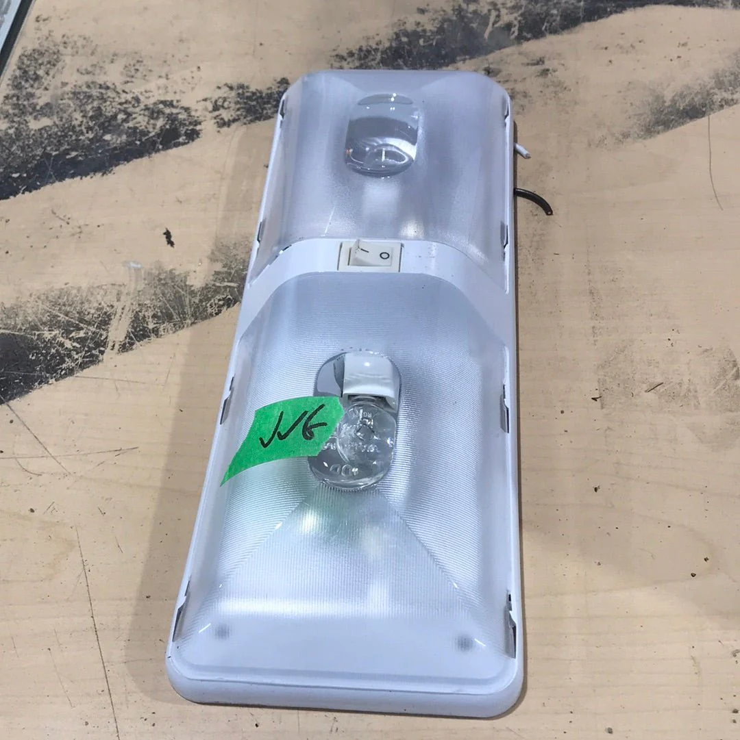 Used Light Fixture *DOUBLE* Off- White - Image 4
