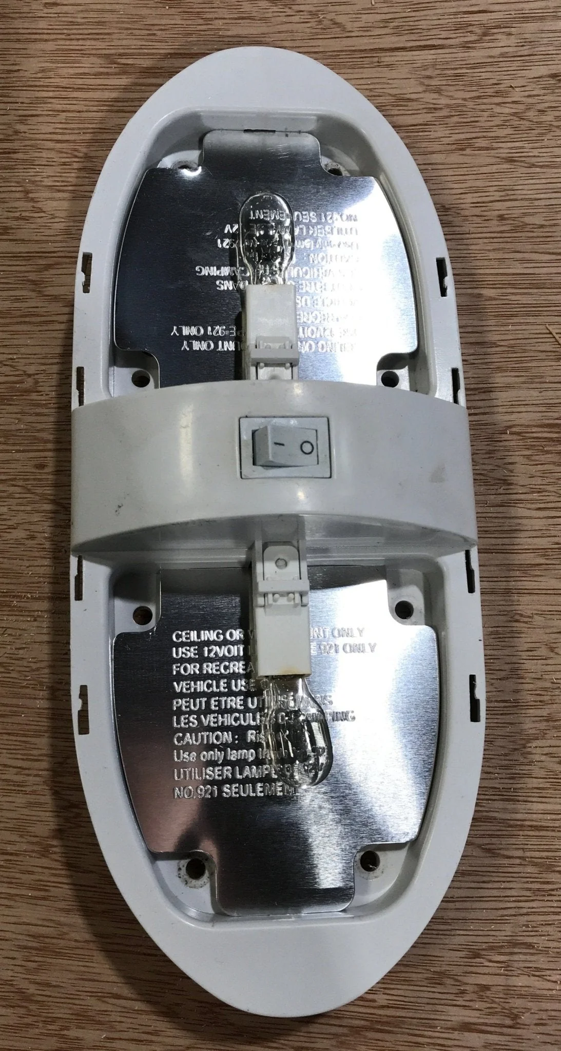 Used Light Fixture *DOUBLE* Off- White - Image 4