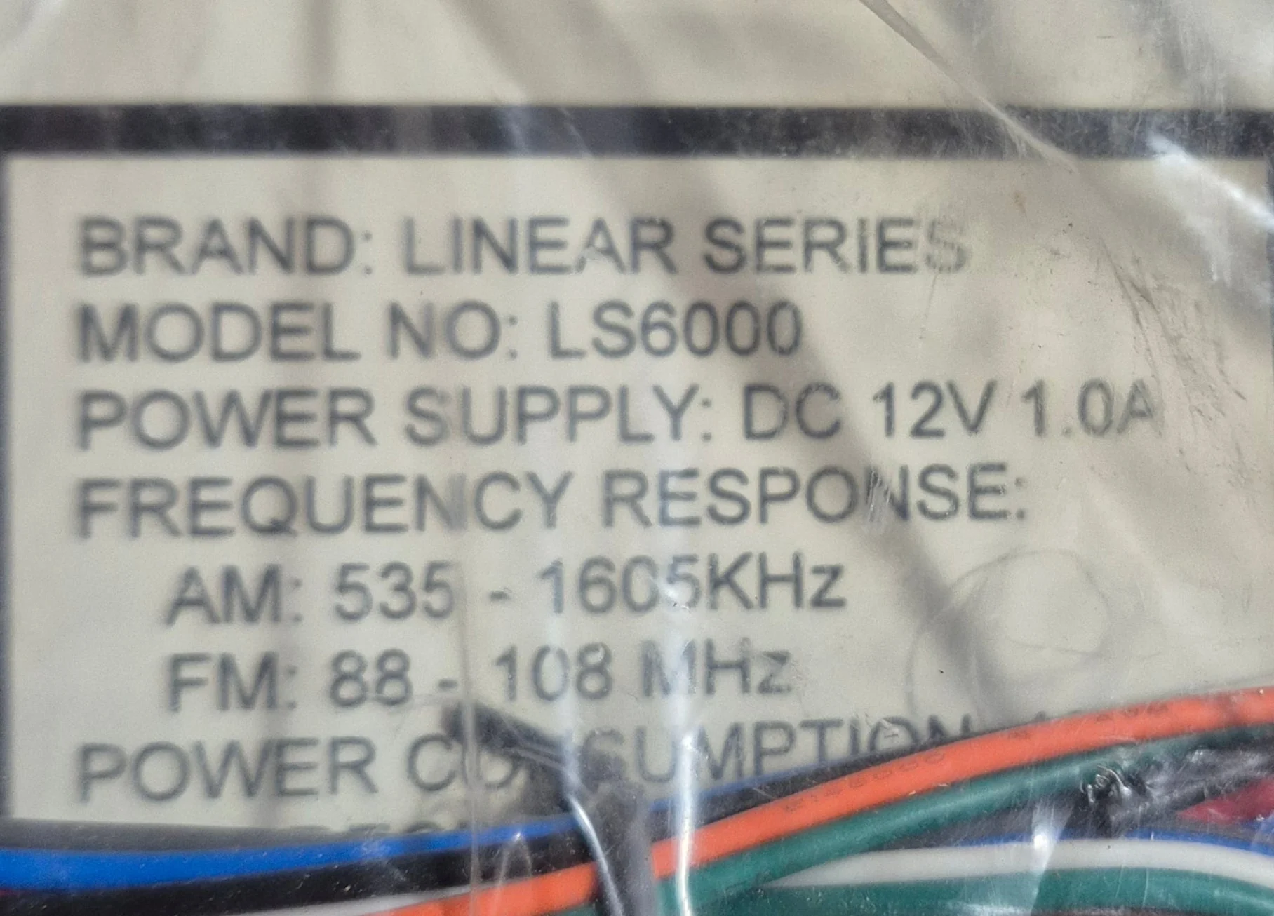 Used Linear Series RV Radio LS7600 - Image 3