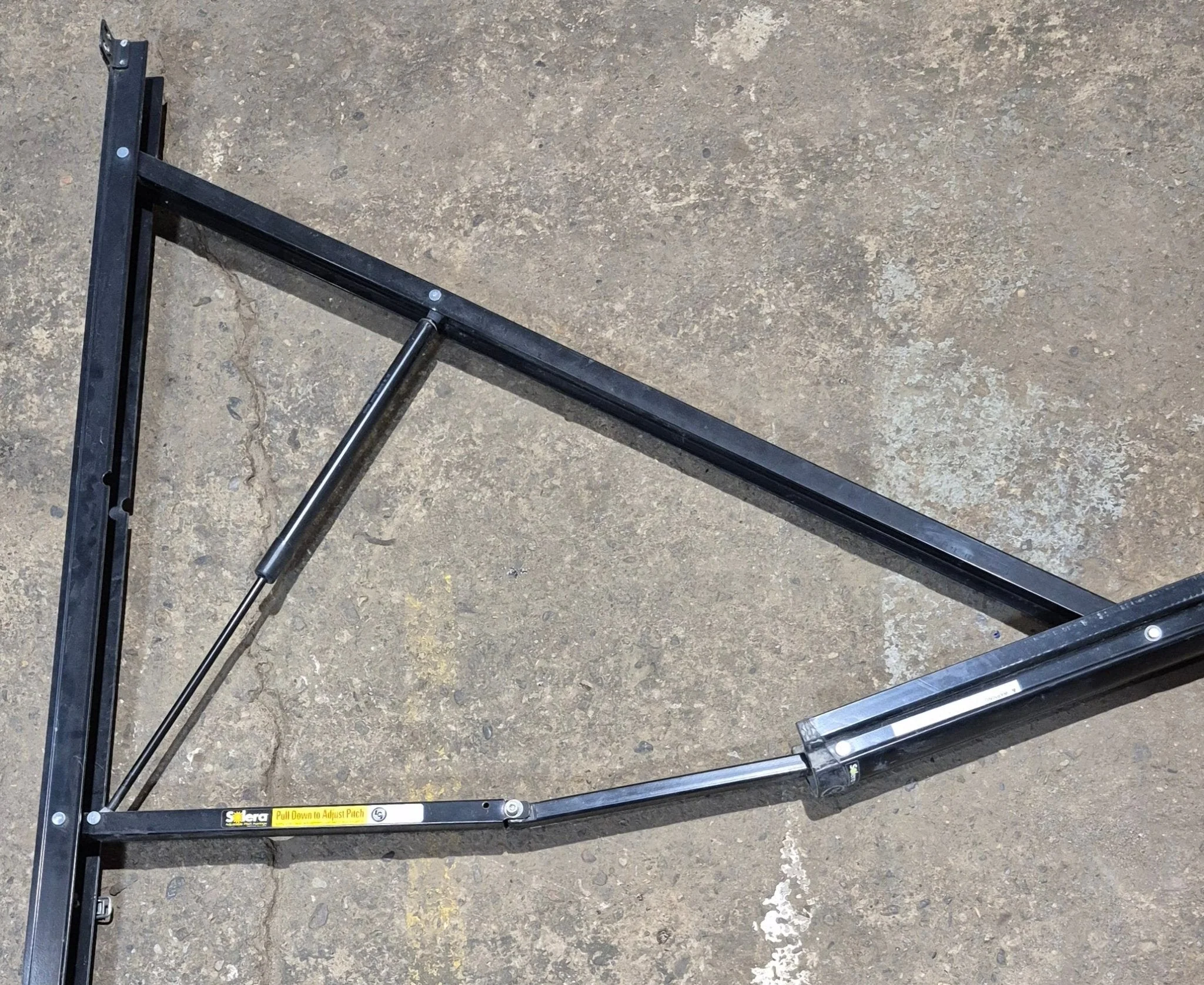 Used Lippert Solera 3000 Power Awning Arm, LH Idler (Non-Power Side) Tall, 64", Pitched- 266169 - Image 2