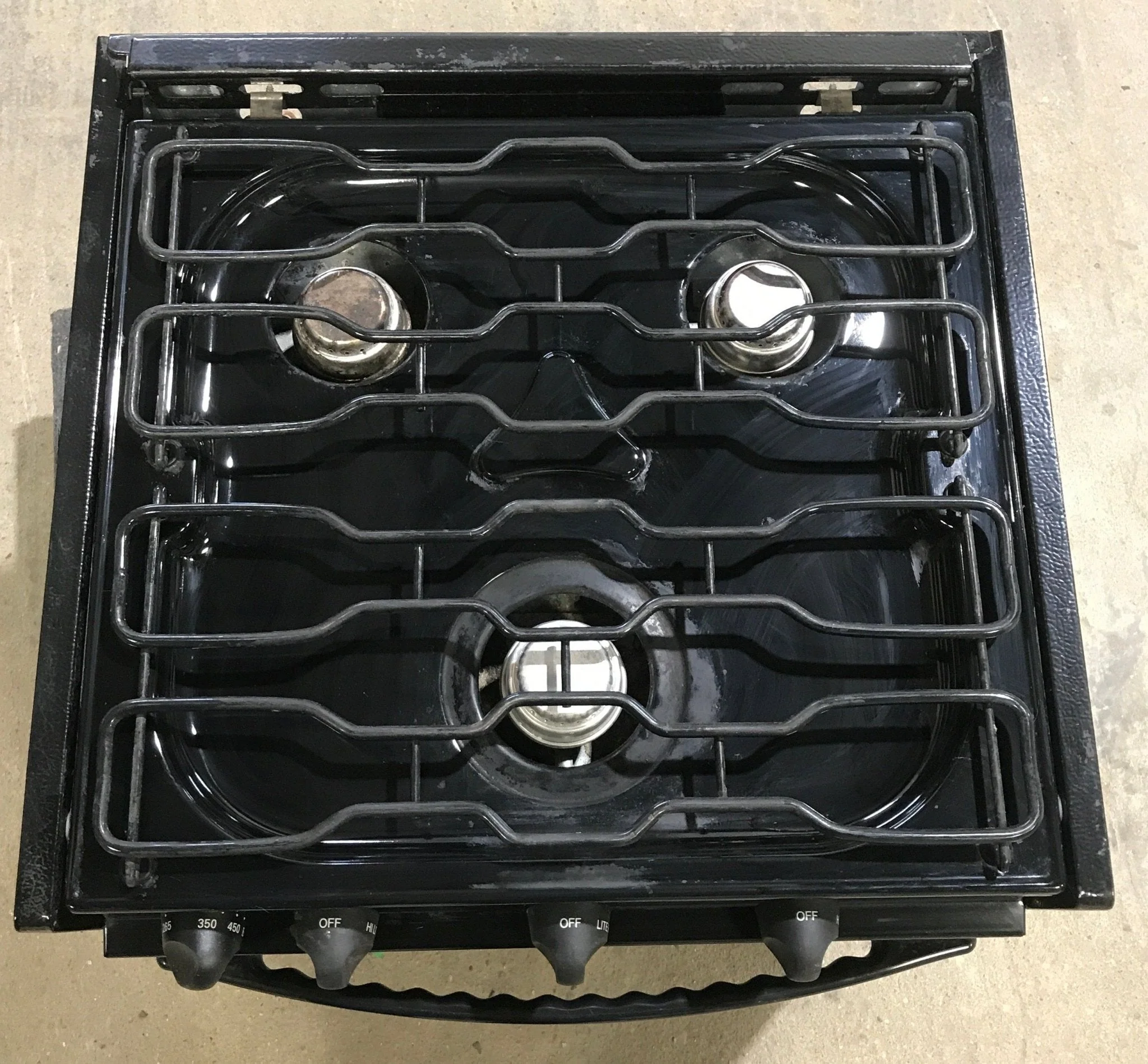 Used Magic Chef 3 Burner RV Range / Cooktop - CLY1610BDB - Image 2