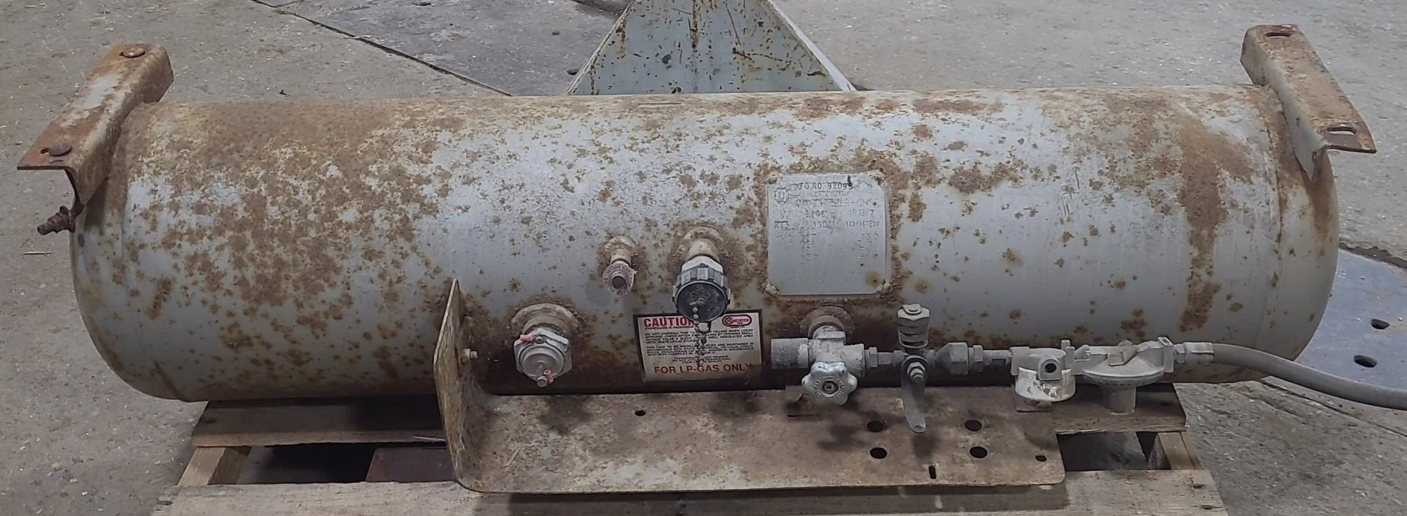 Used Manchester Tank 92093 Permanent Mount Propane Tank