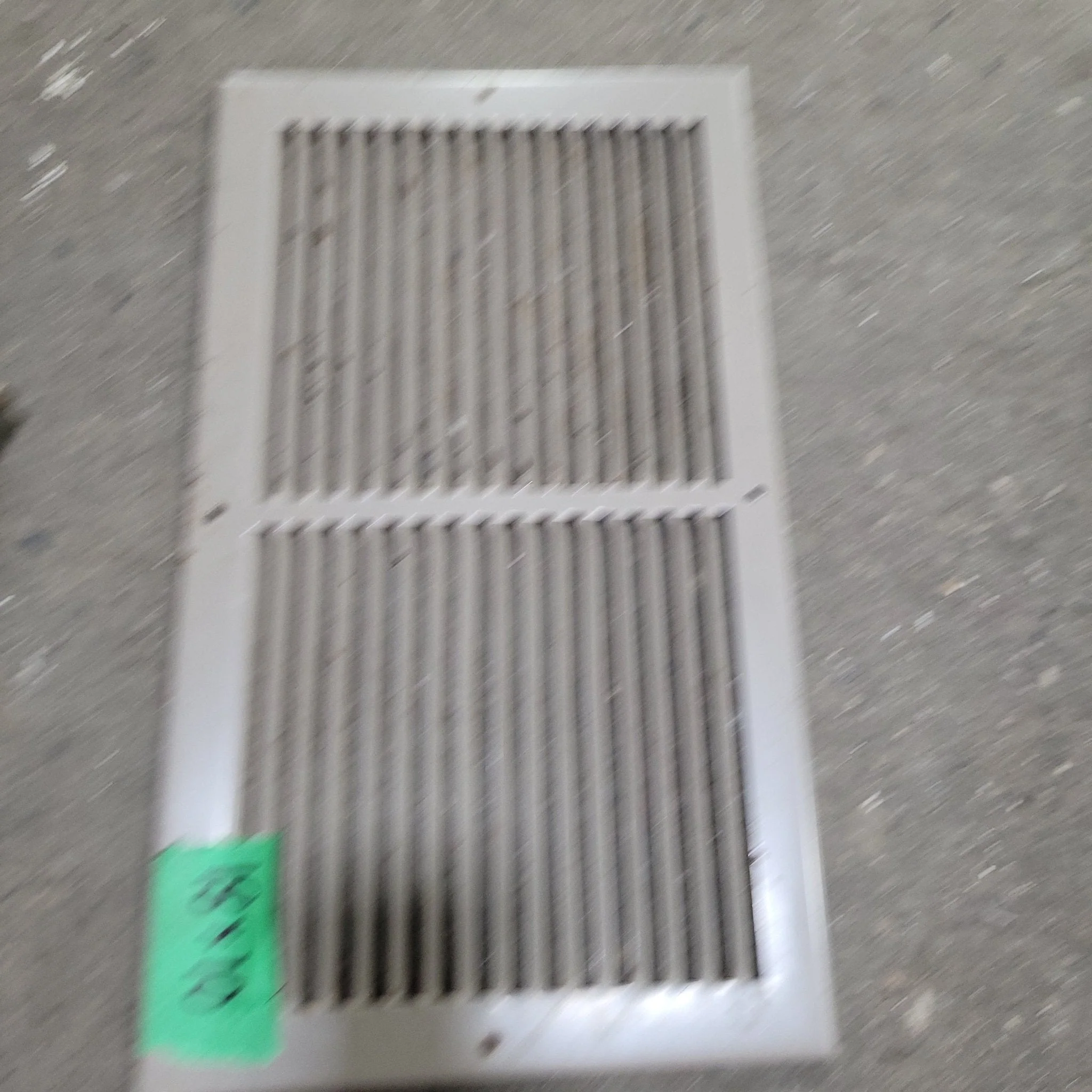 Used Metal RV Interior Furnace Access Door 18" W X 10" H