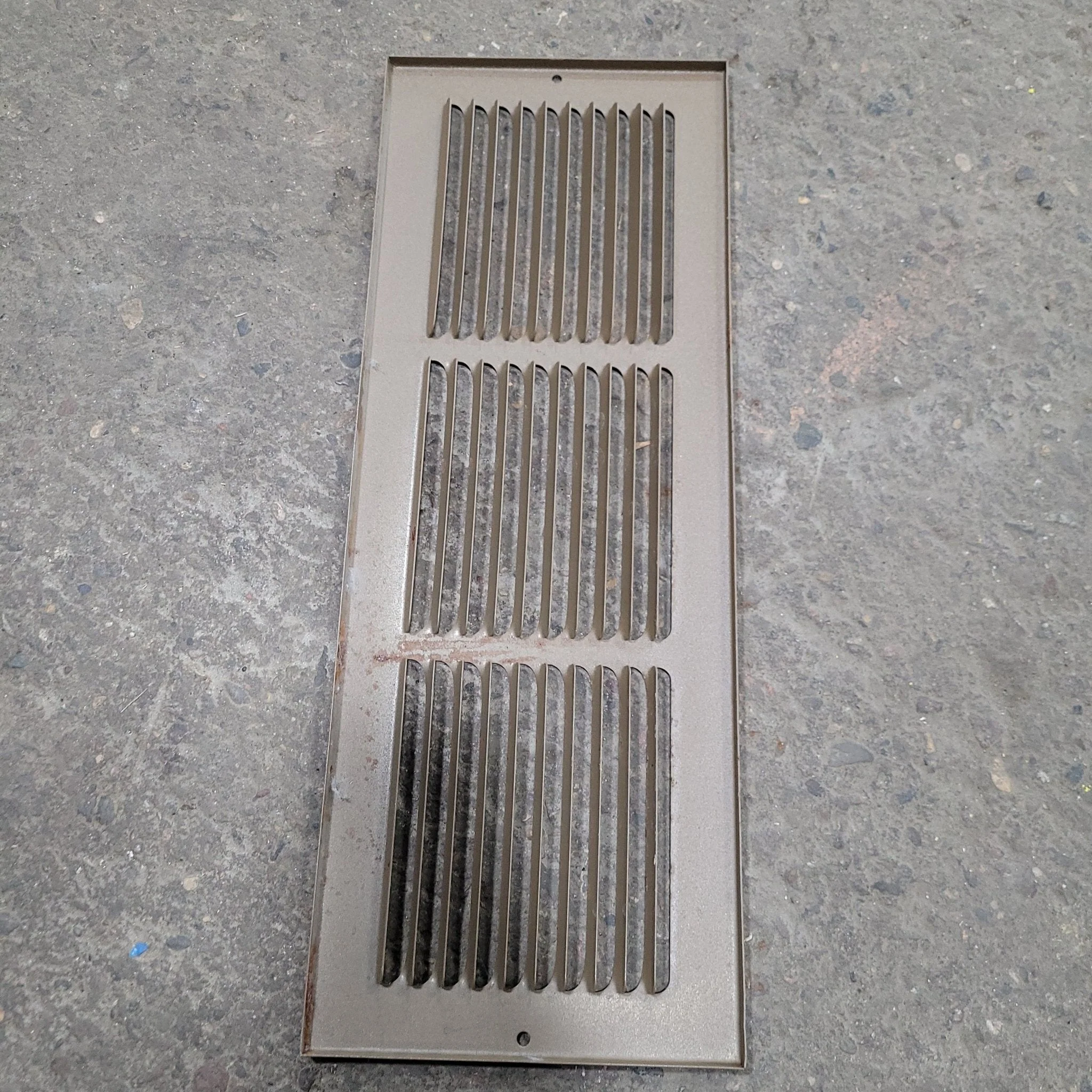 Used Metal RV Interior Furnace Access Door 19 1/2" W X 7 1/4" H - Image 2