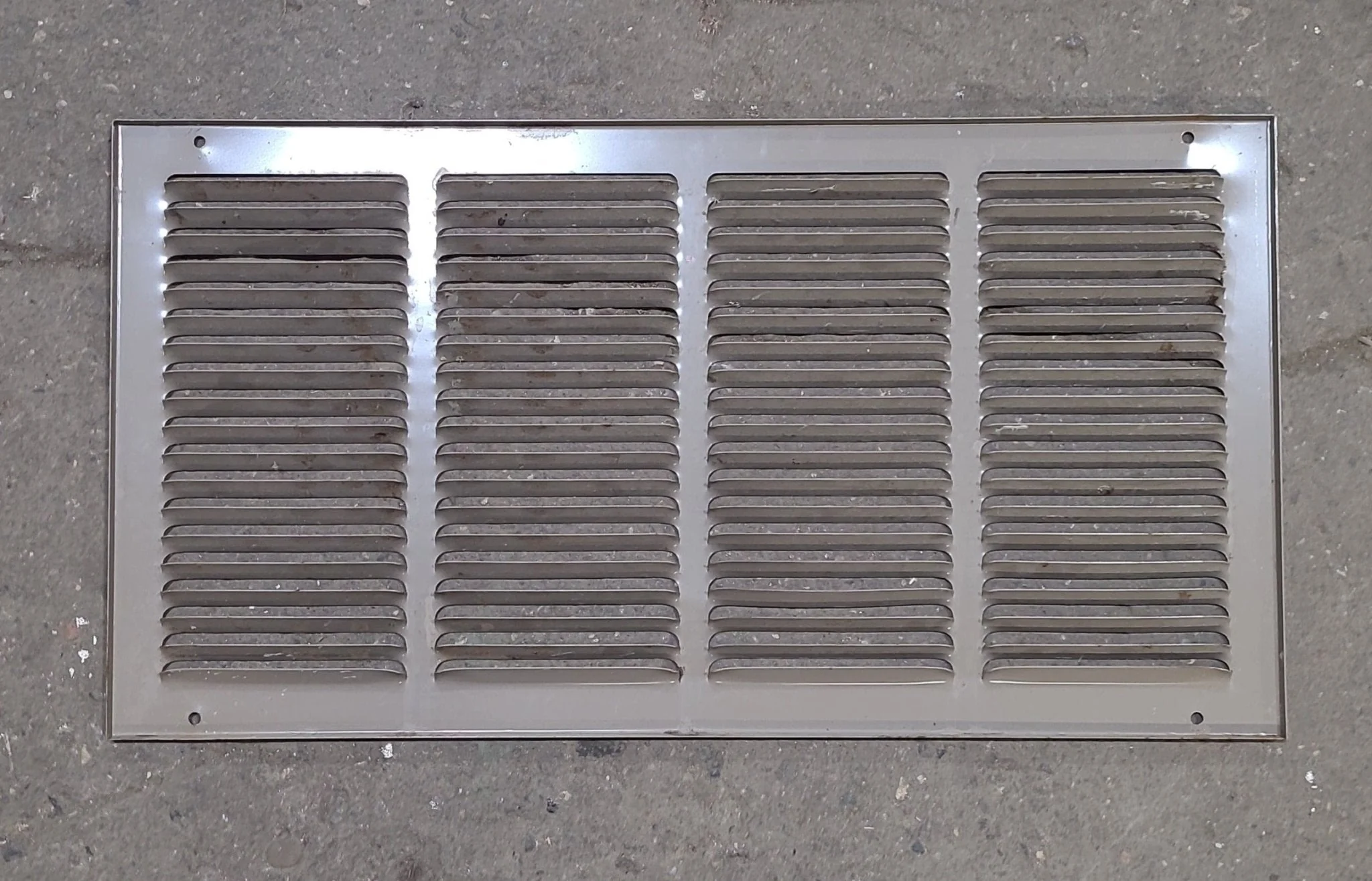 Used Metal RV Interior Furnace Access Door 21 1/4" W X 11 3/8" H - Image 2