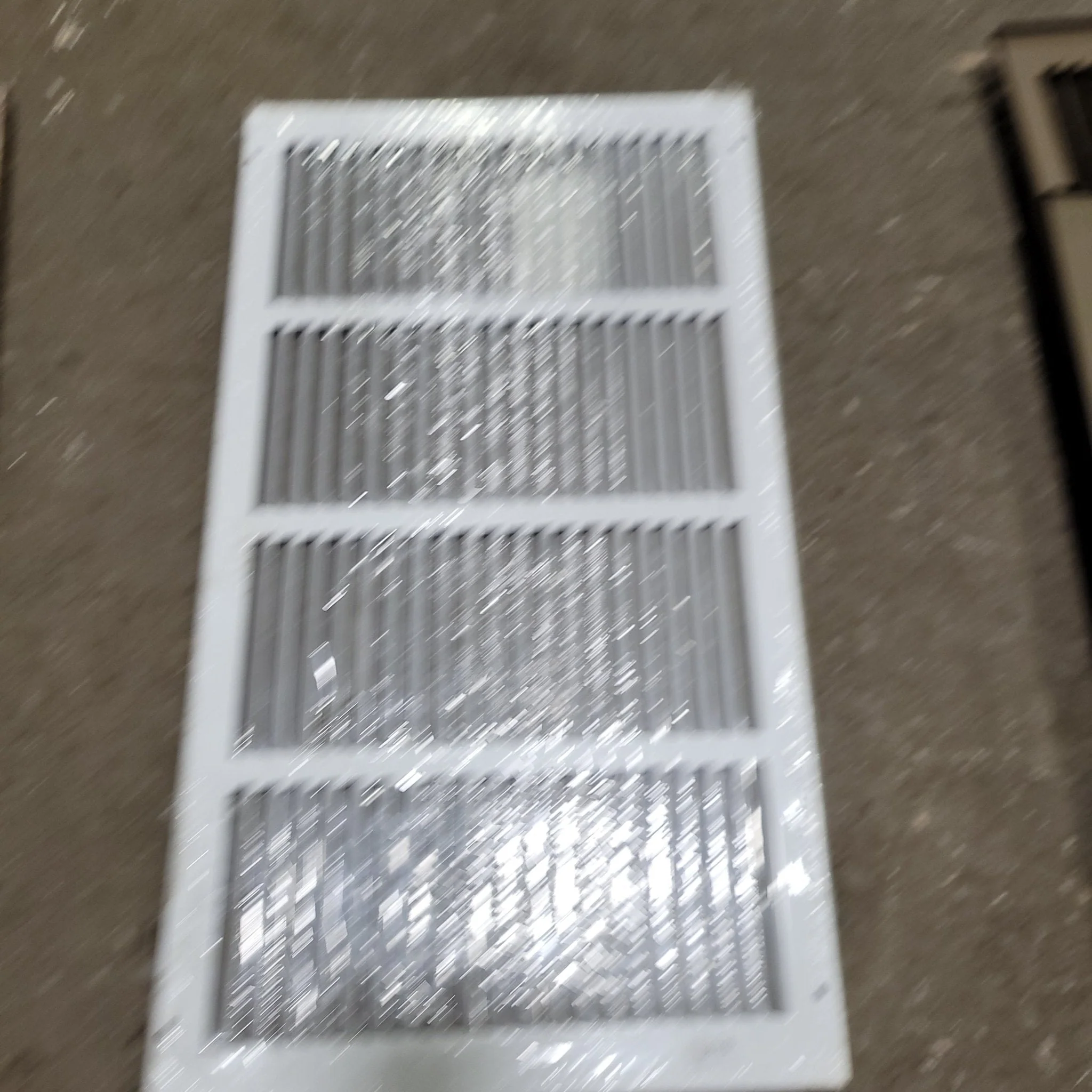 Used Metal RV Interior Furnace Access Door 21 3/4" W X 11 3/4" H