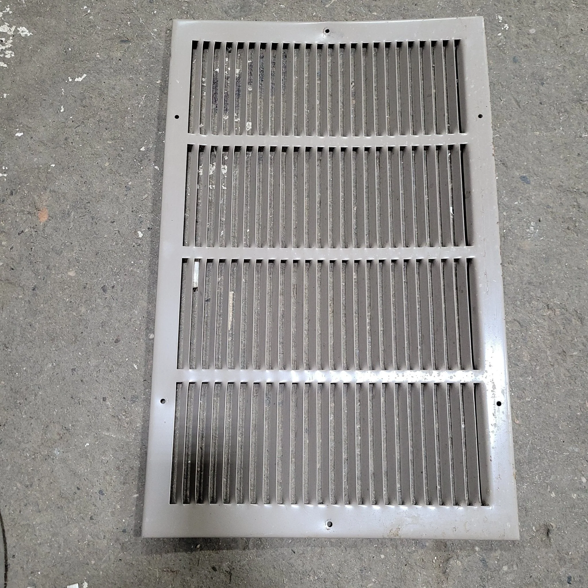 Used Metal RV Interior Furnace Access Door 21 3/4" W X 13 3/4" H