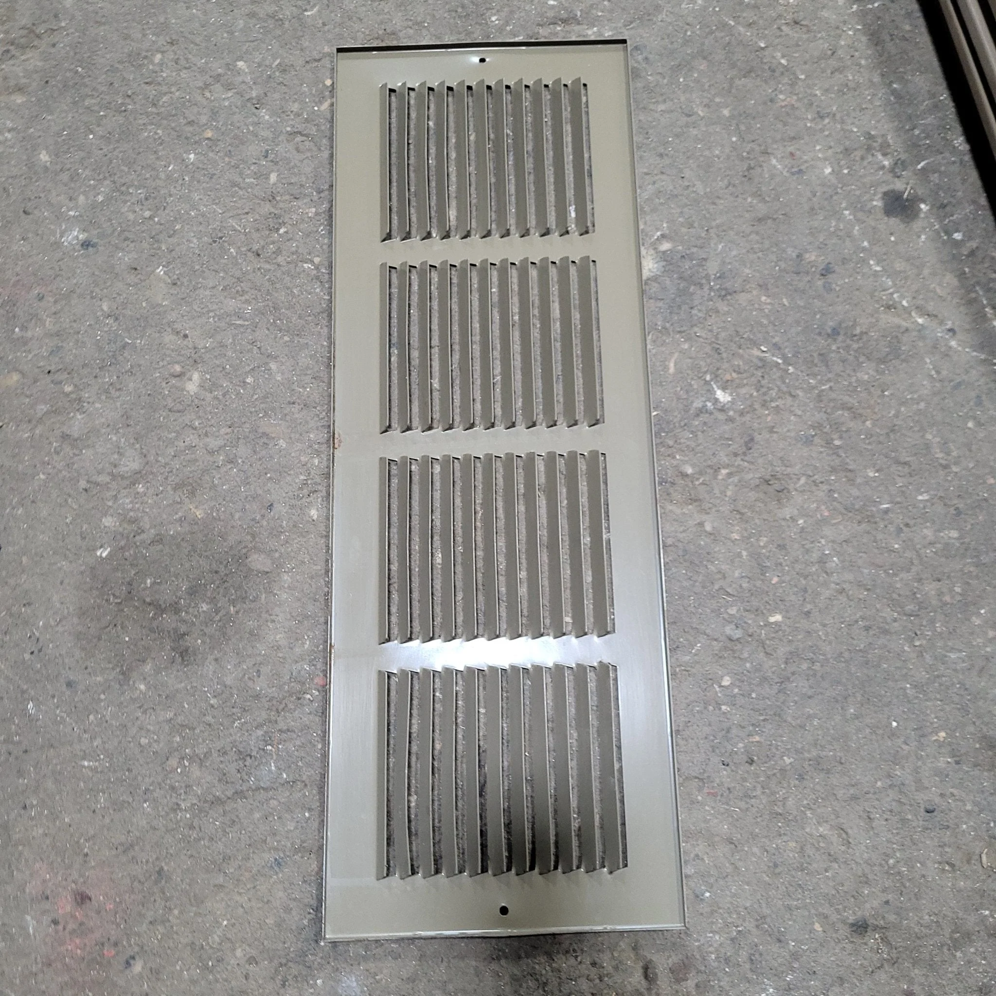 Used Metal RV Interior Furnace Access Door 21 3/4" W X  7 3/4" H - Image 2