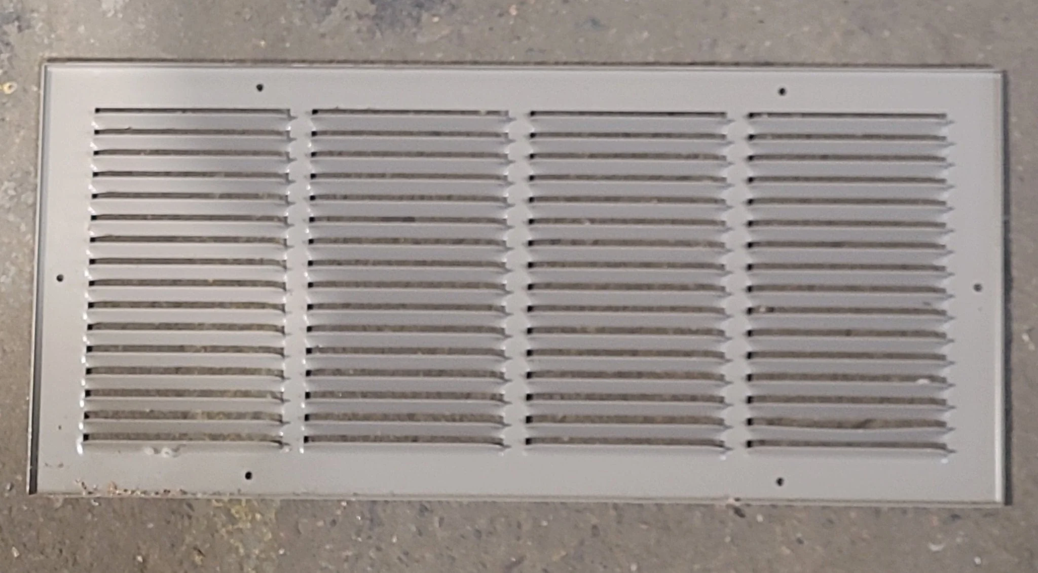 Used Metal RV Interior Furnace Access Door 21 3/8" W X 9 3/8" H - Image 2