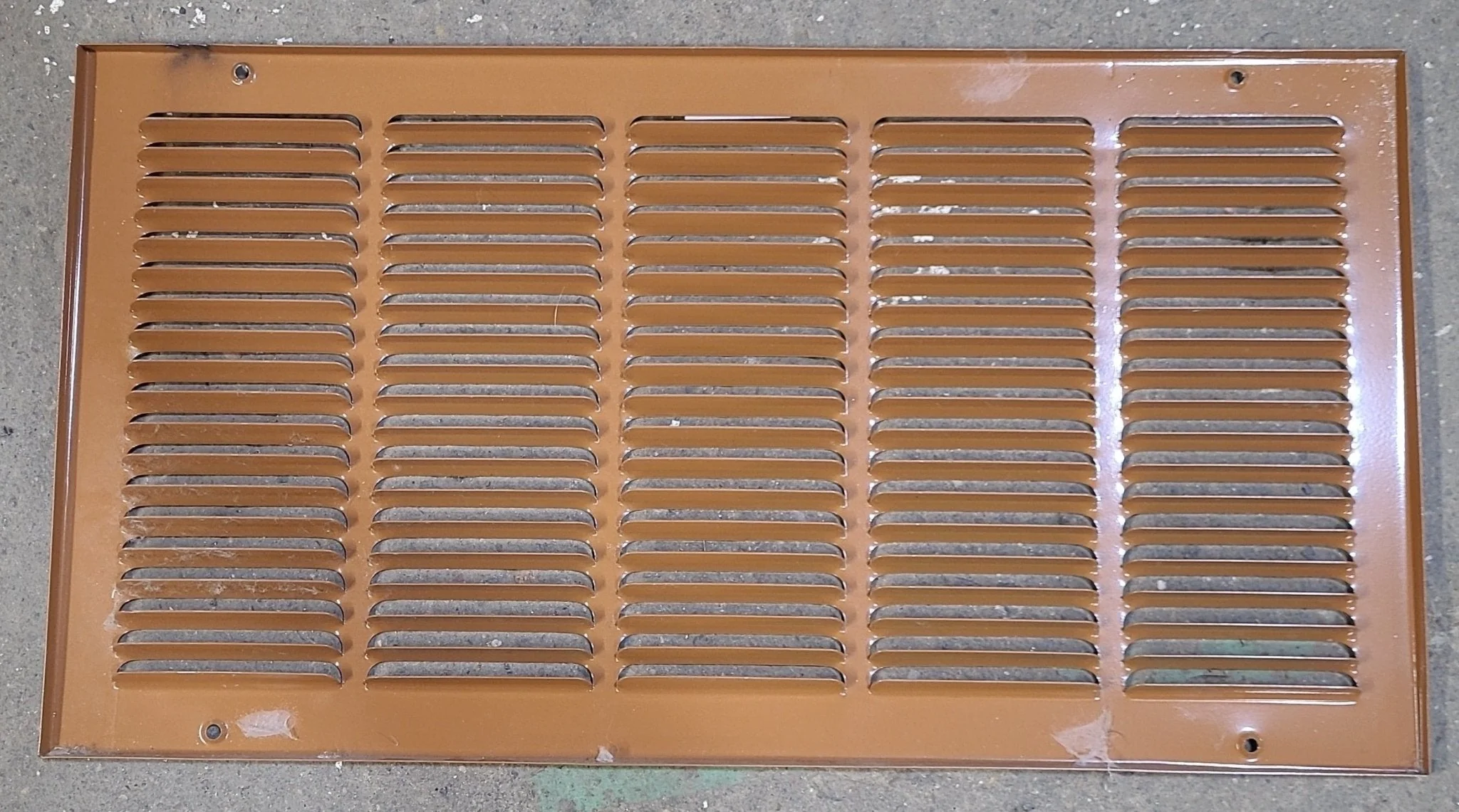 Used Metal RV Interior Furnace Access Door 21 5/8" W X 11 5/8" H - Image 2
