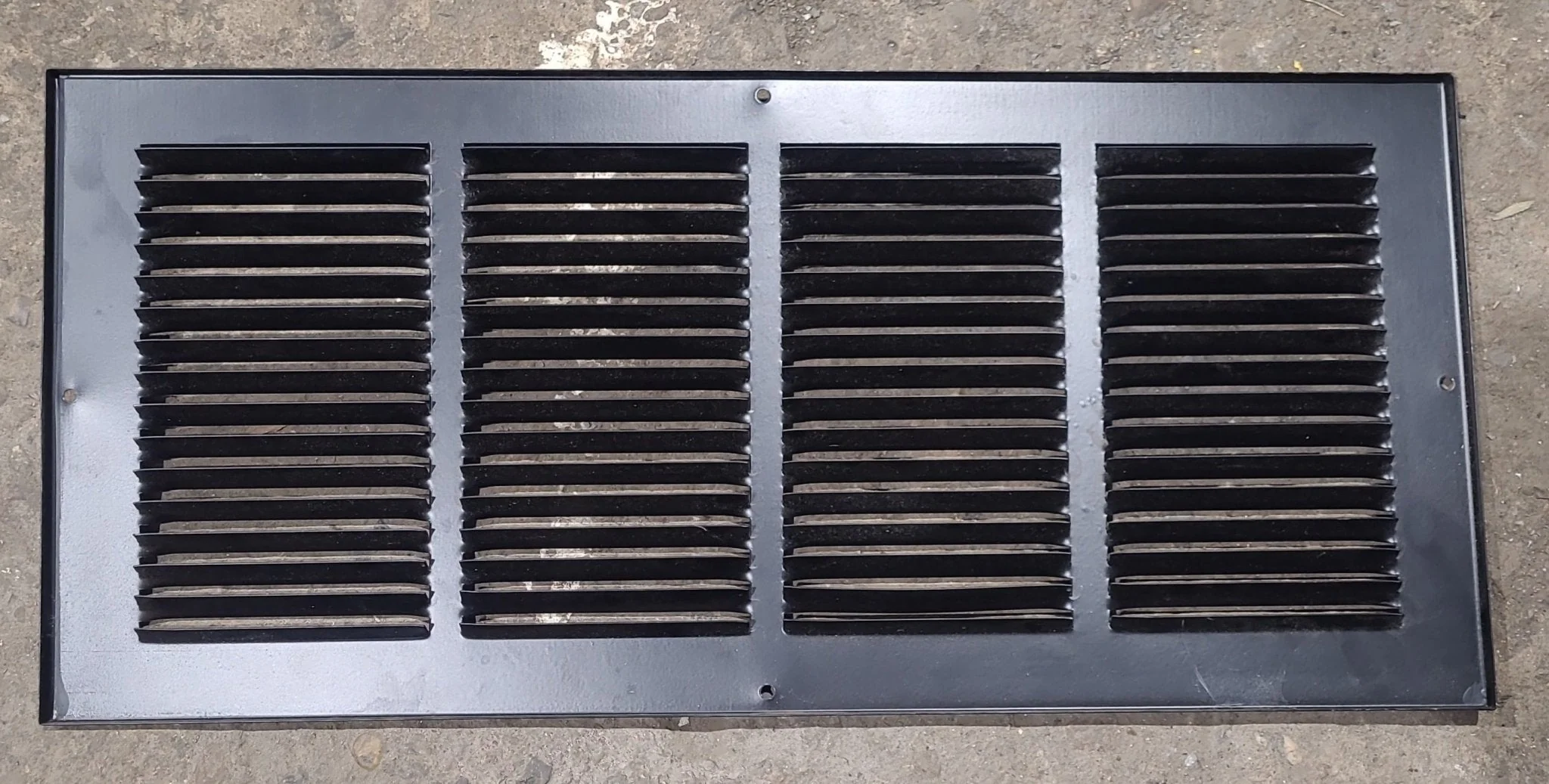 Used Metal RV Interior Furnace Access Door 22 3/8" W X 10 1/4" H - Image 2
