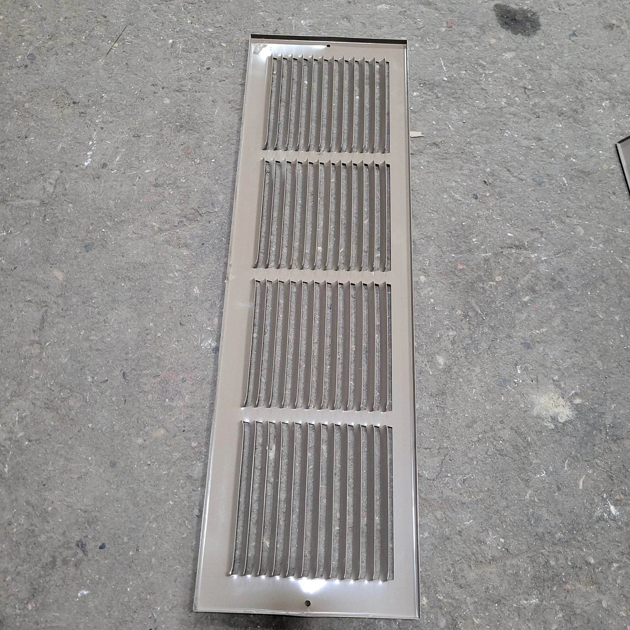 Used Metal RV Interior Furnace Access Door 25 3/4" W X 7 3/4" H