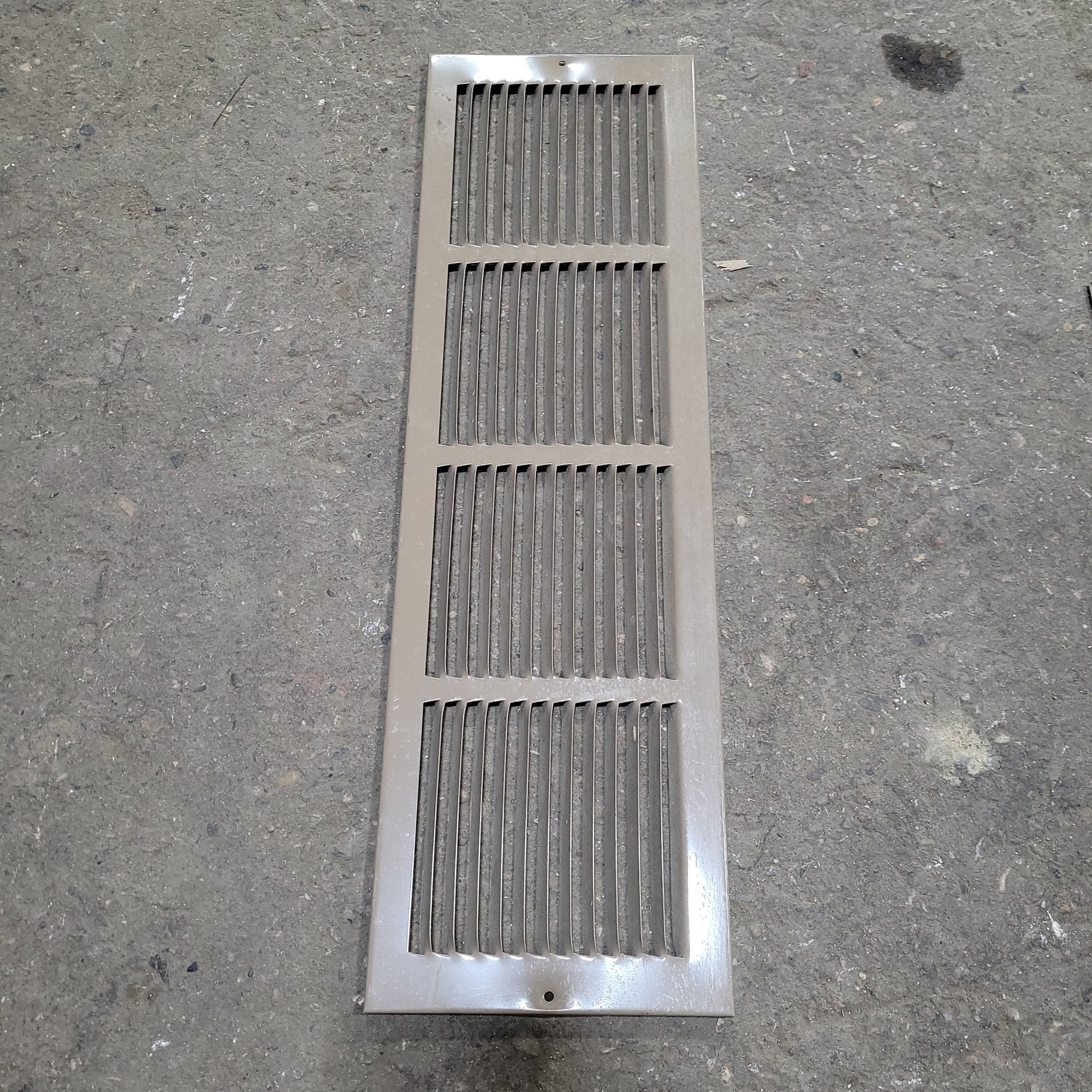 Used Metal RV Interior Furnace Access Door 25 3/4" W X 7 3/4" H - Image 2