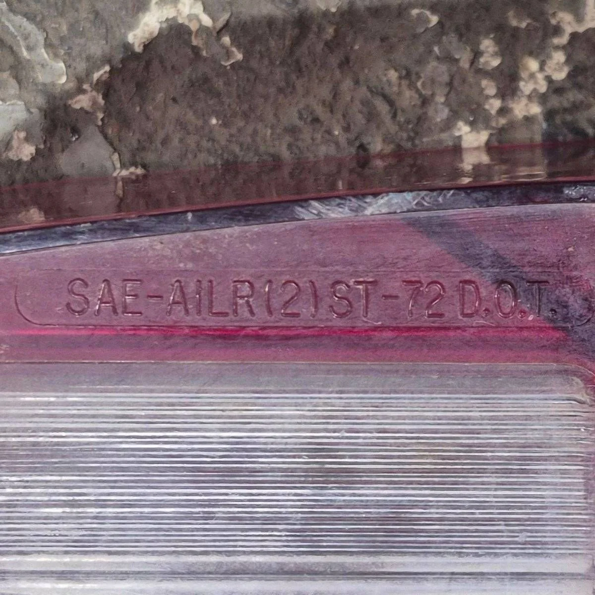 Used Miro-Flex Tail Light Replacement Lens - SAE-AILR(2)ST-72D.O.T - Image 2