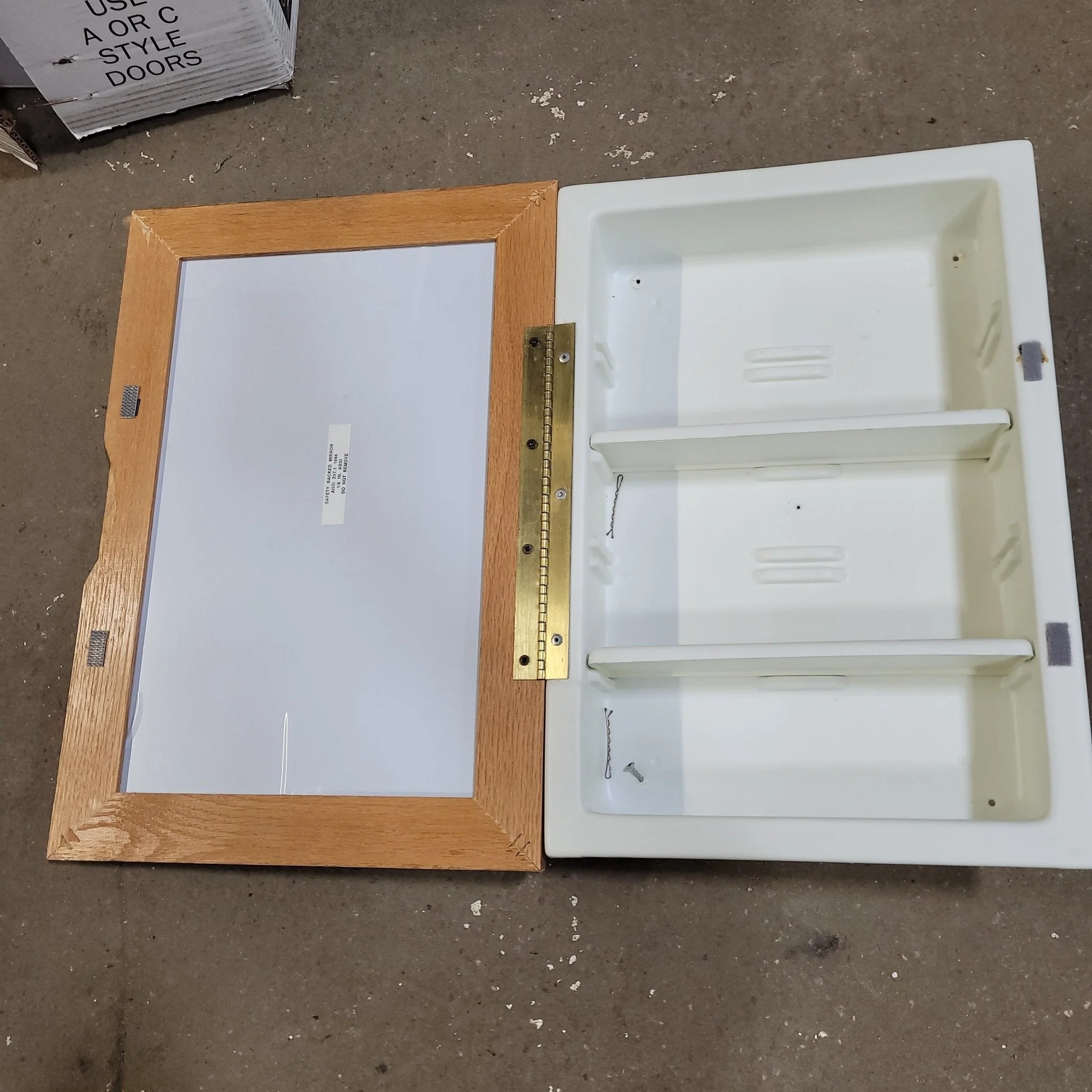 Used Mirrored Medicine Cabinet - Image 2