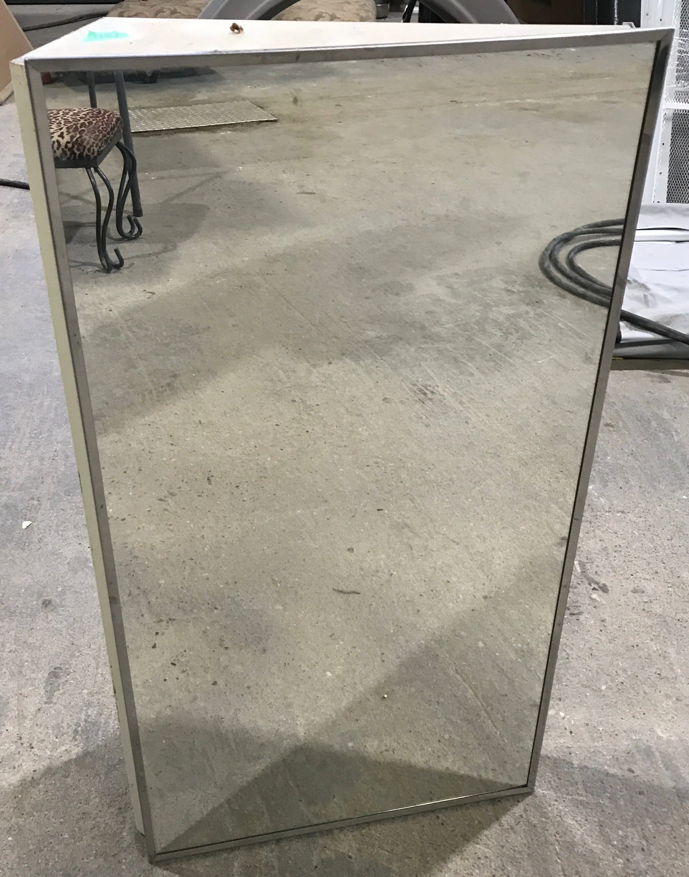 Used Mirrored Medicine Corner Cabinet