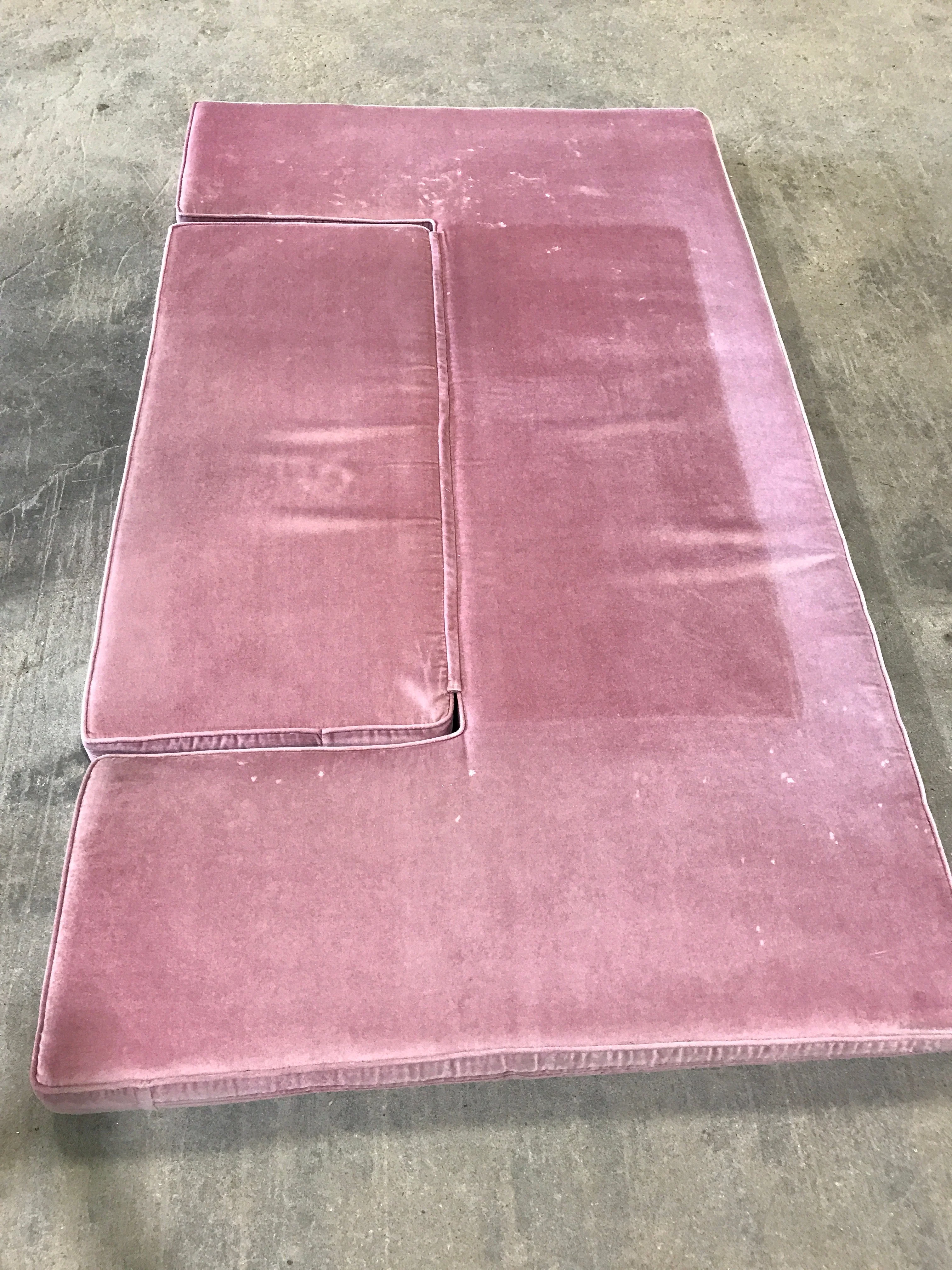 Used Motorhome Overhead Folding Bunk Mattress 92" X 52" X 5" D - Image 2