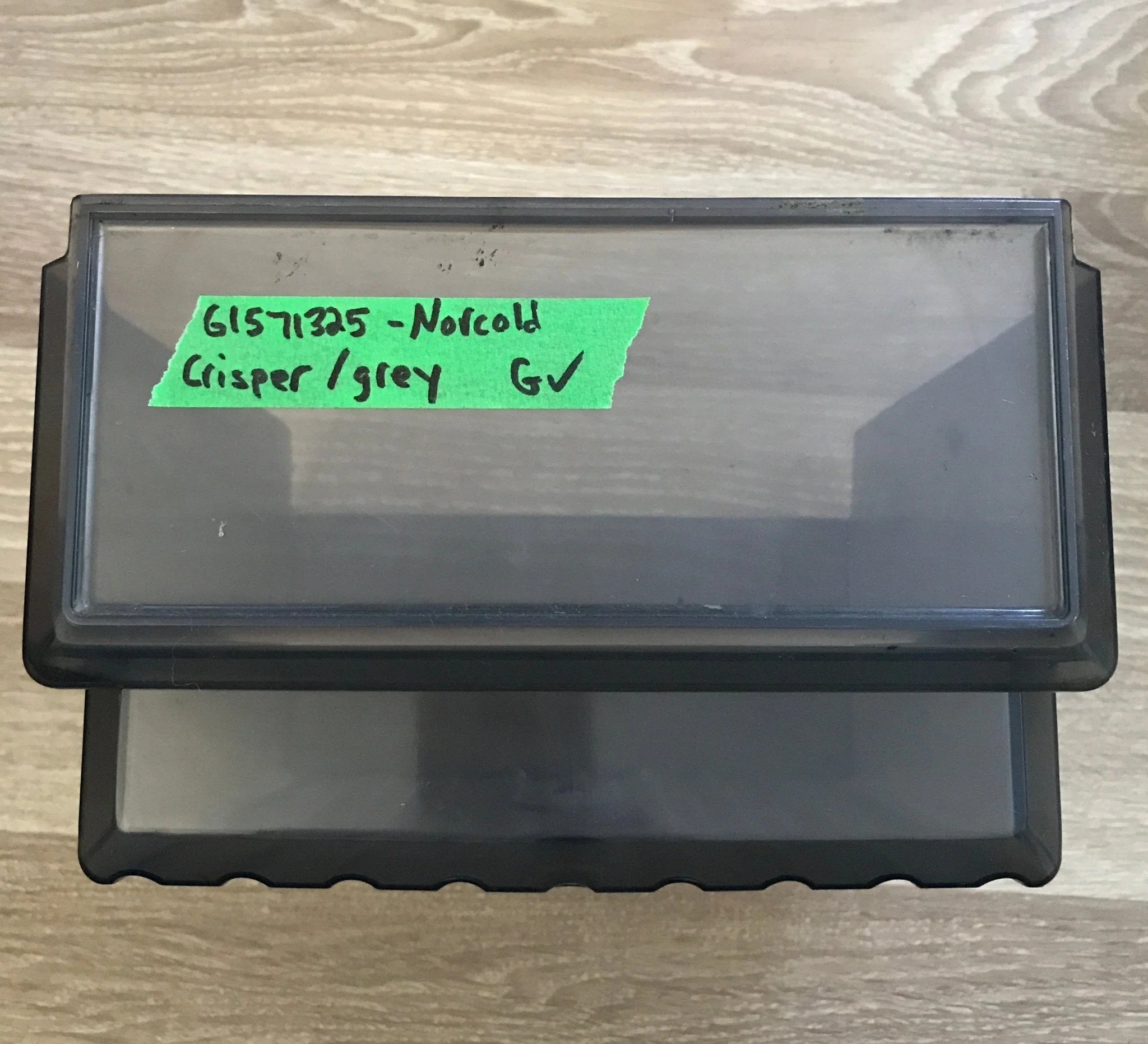 Used Norcold Crisper Bin 61571340 - BLACK/CLEAR - Image 4
