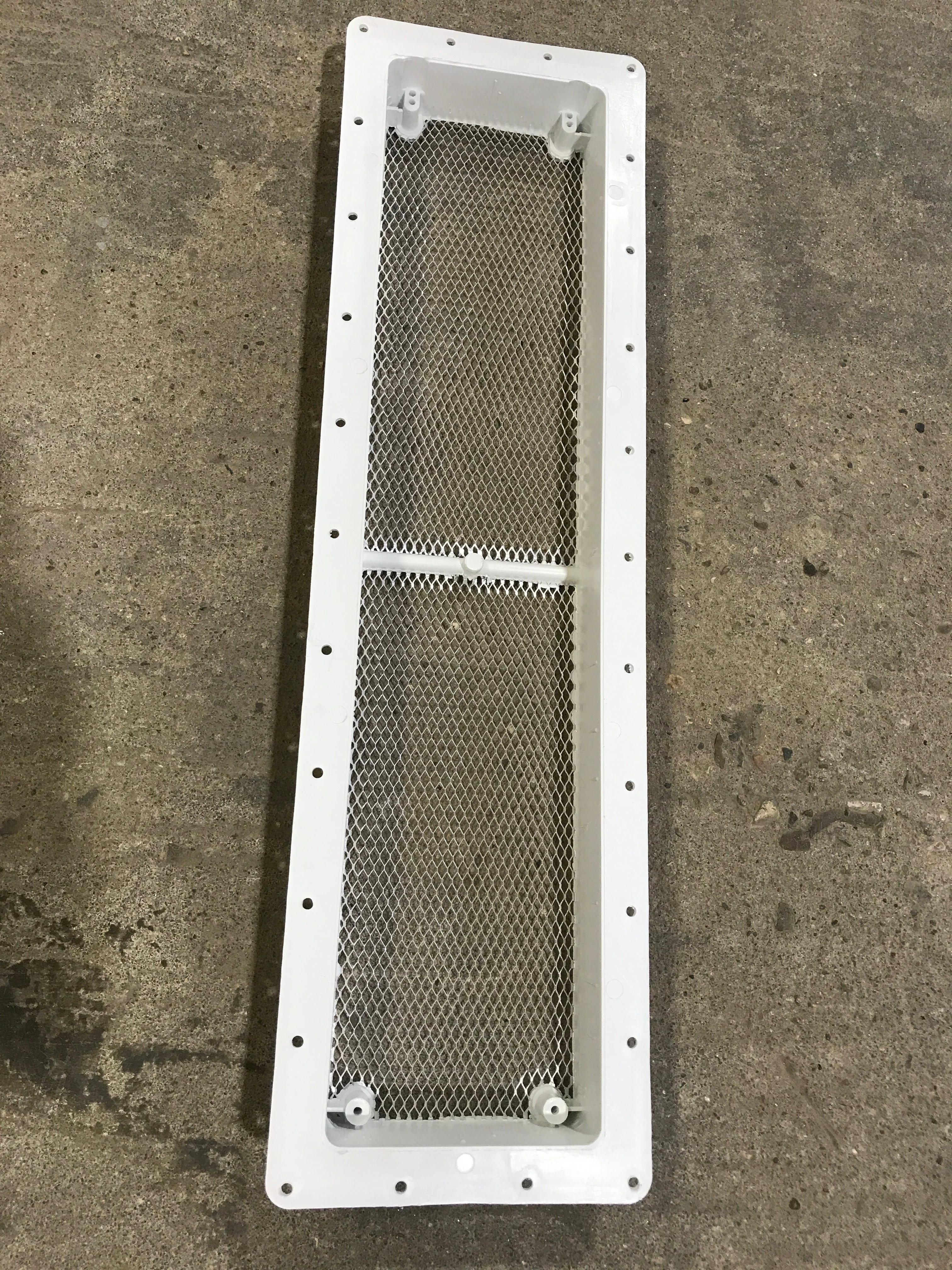 Used Norcold Fridge Roof Vent Base, White - Image 2