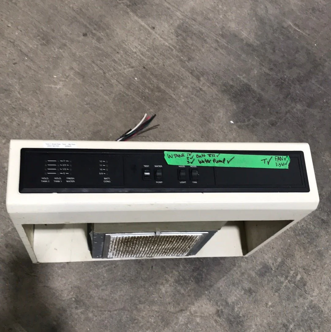 Used Phillips / Ventline RV Range Hood Fan With Tank Monitor CC431-5