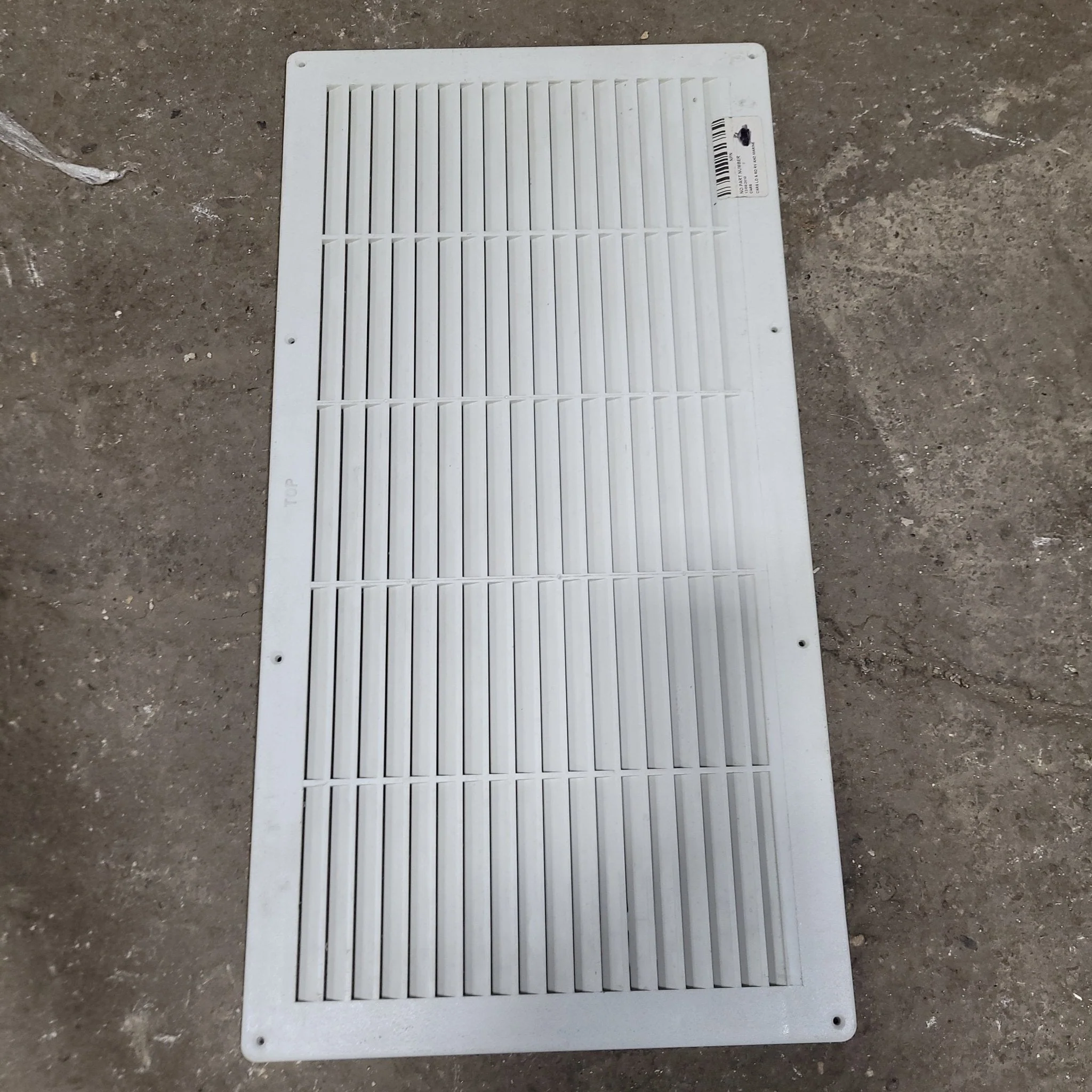Used Plastic RV Interior Furnace Access Door 23 1/4" W X 12" H