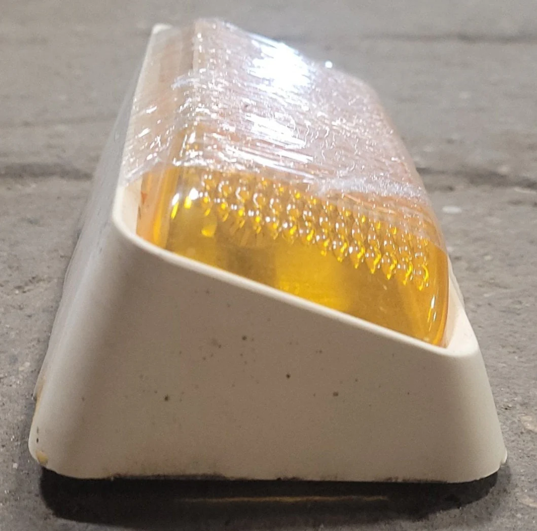 Used Porch Lights - Amber Lens - 6 3/8" X 3 1/2" - No Switch - Image 3