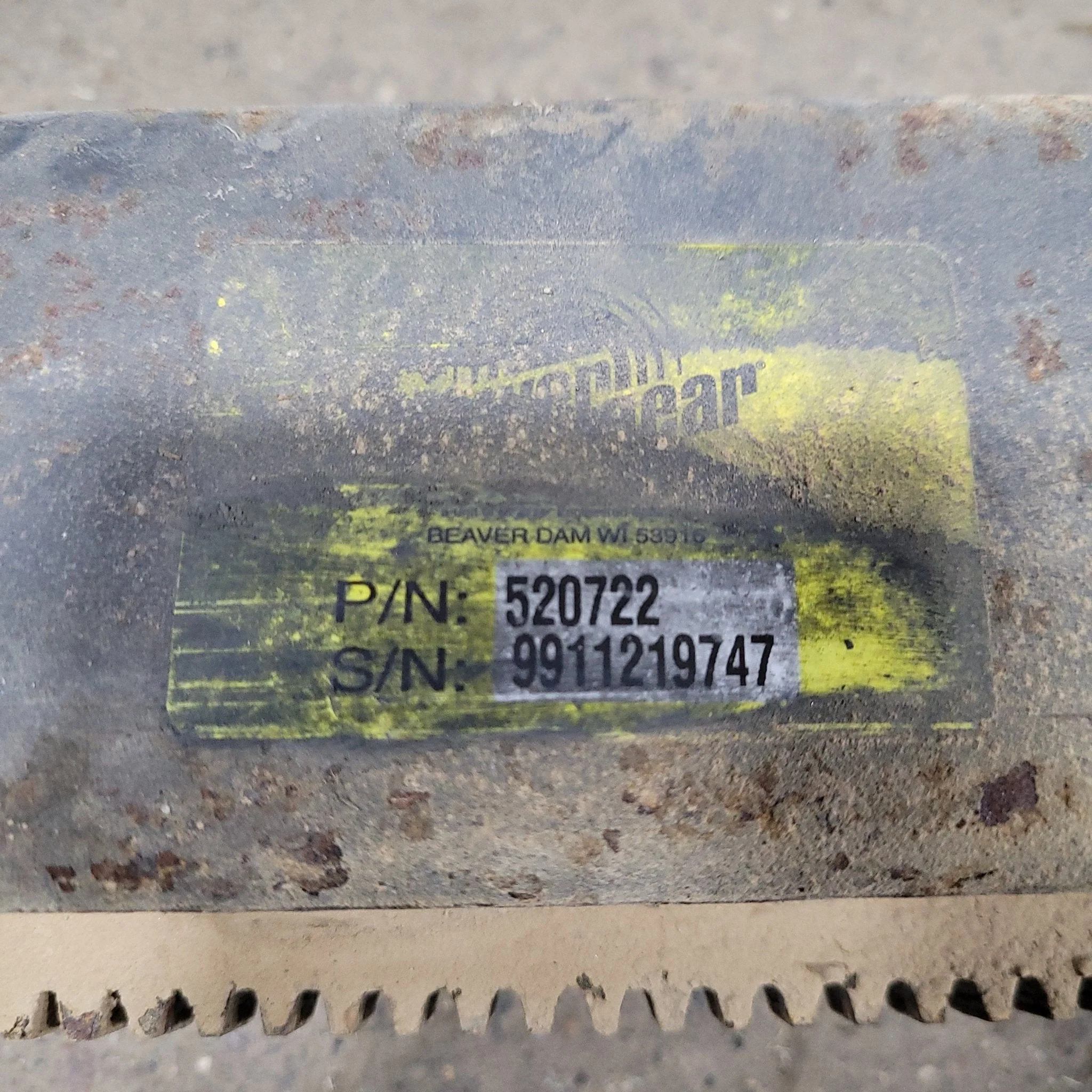 Used Power Gear Living Room Slide Inner Rail 520722 - Image 5
