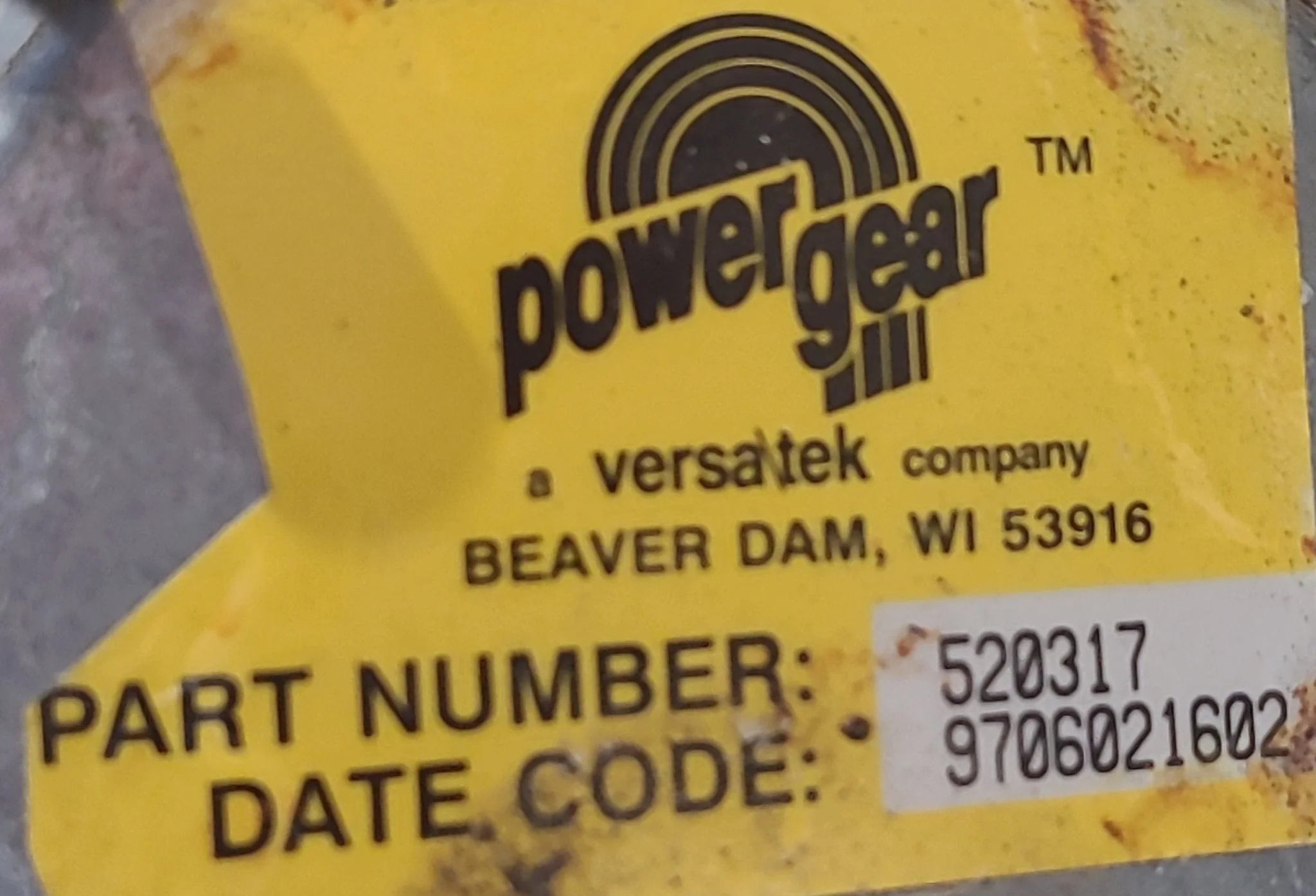 Used Power Gear Slide Motor 520317 - Image 4