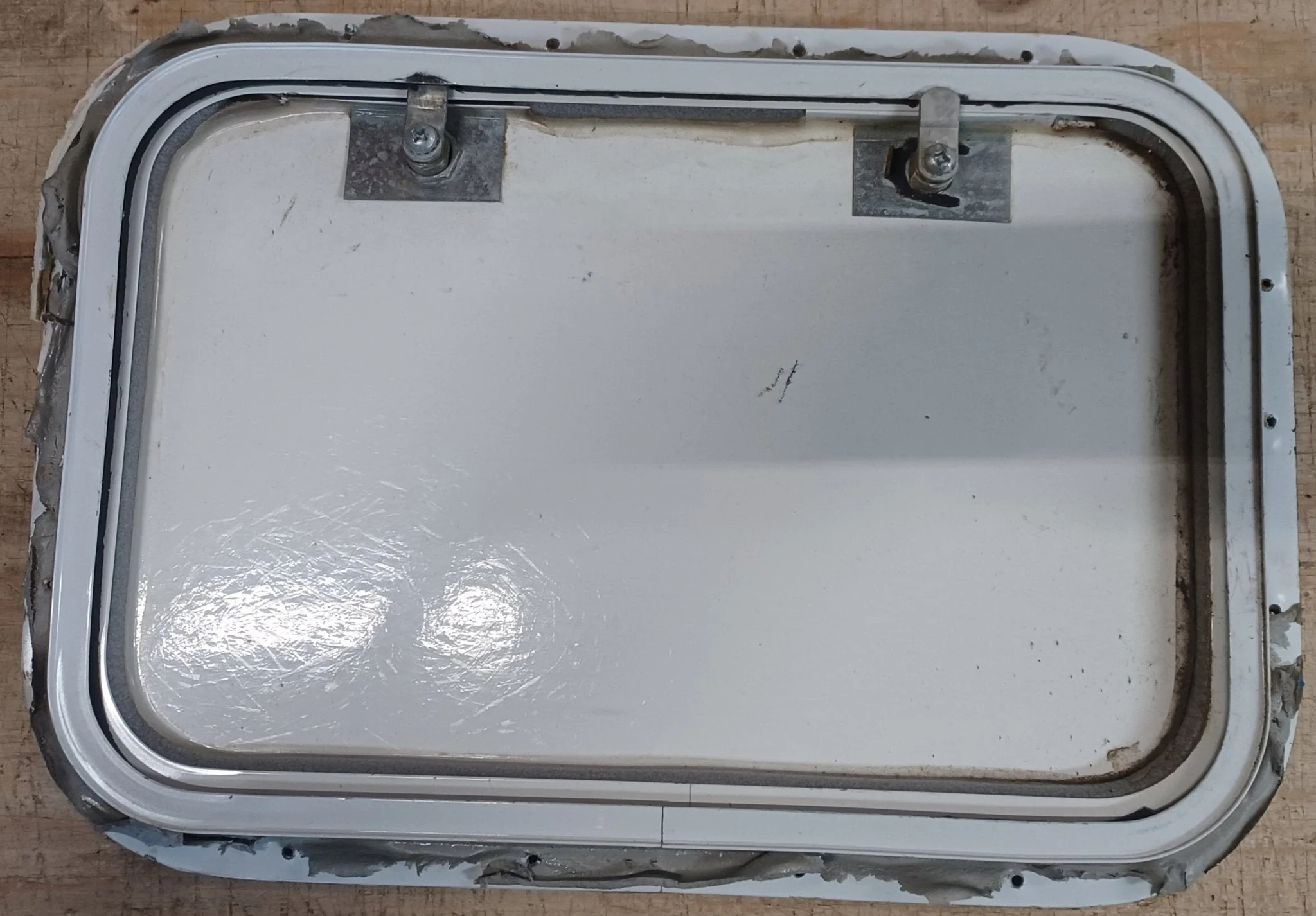 Used Radius Cargo / compartment Door 17 3/4" x 11 3/4" x 7/8" - Image 2