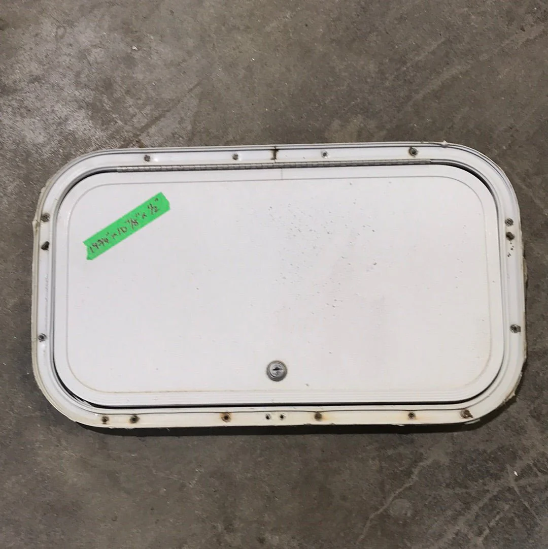 Used Radius Cargo / compartment Door 19 3/4" W x 10 7/8" L x 1/2" D