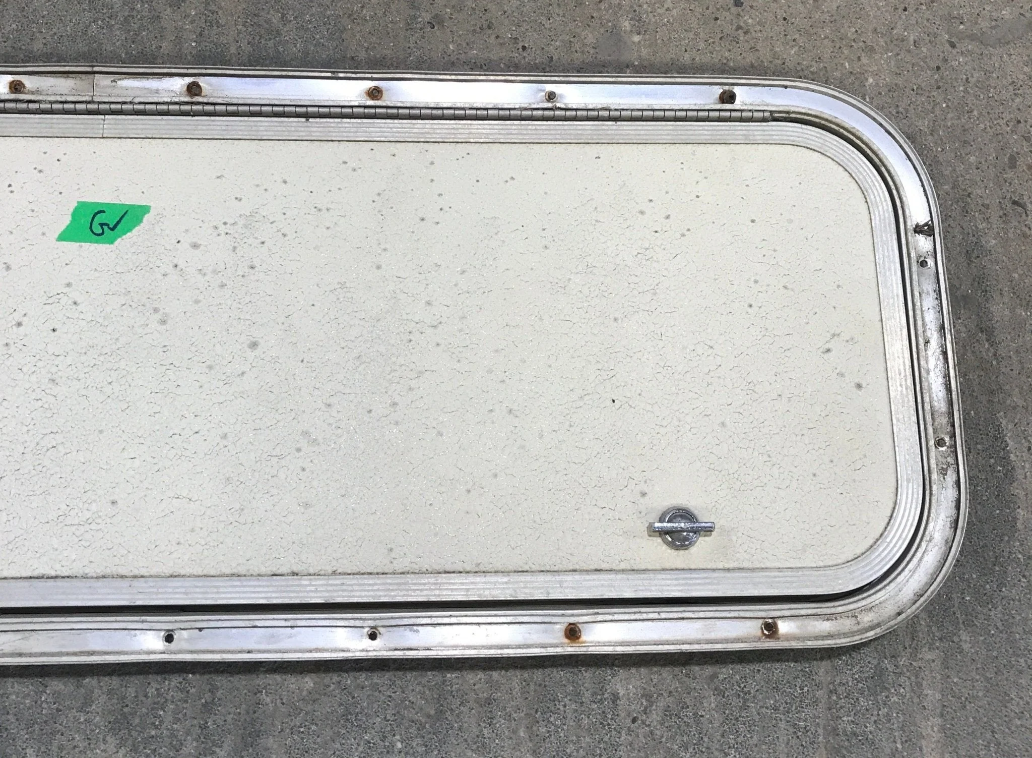 Used Radius Corner Cargo Door 35 1/2" W x 11" H x 3/4" D - Image 3