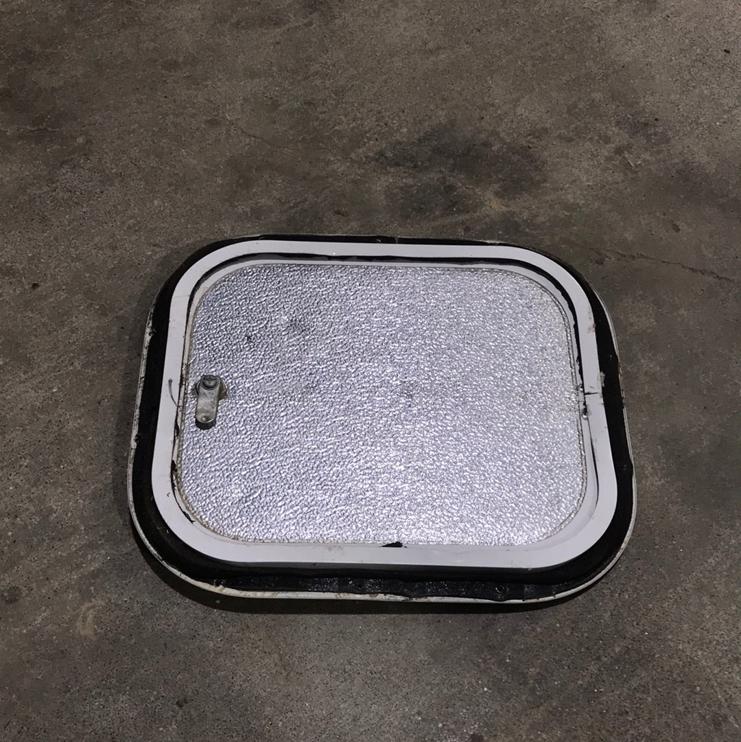 Used Radius Cornered Battery / Cargo Door 13 3/4" x 11 1/2" x 5/8 "D - Image 3