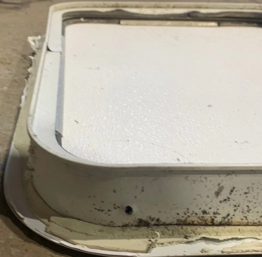 Used Radius Cornered Battery/Propane Cargo Door 22 3/8" x 16 3/4" x 2 "D - Image 2